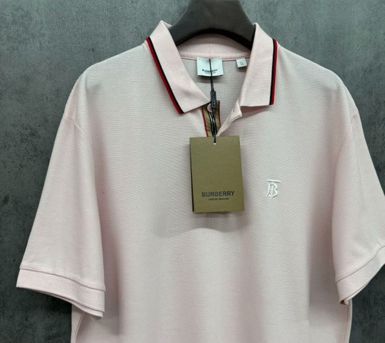 Burberry Burberry TB Logo Monogram Polo Shirt XL Size US XL / EU 56 / 4 - 3 Thumbnail