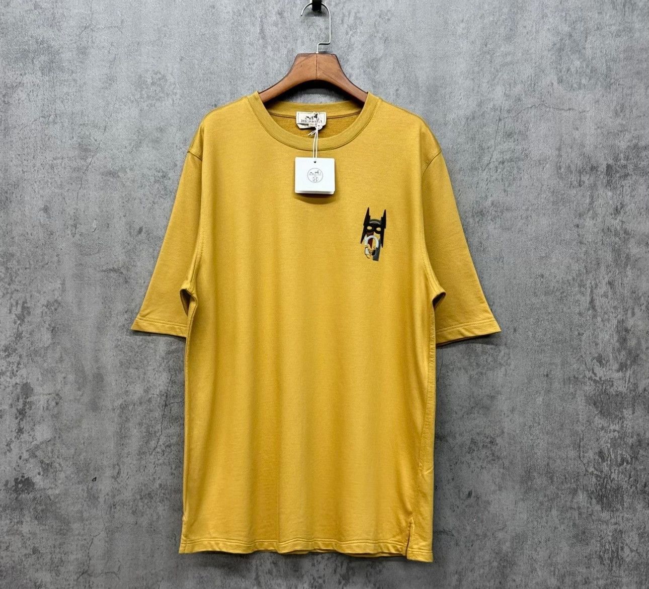 Hermes Hermes Leather Patch Knit T-Shirt XL Size US XL / EU 56 / 4 - 2 Thumbnail