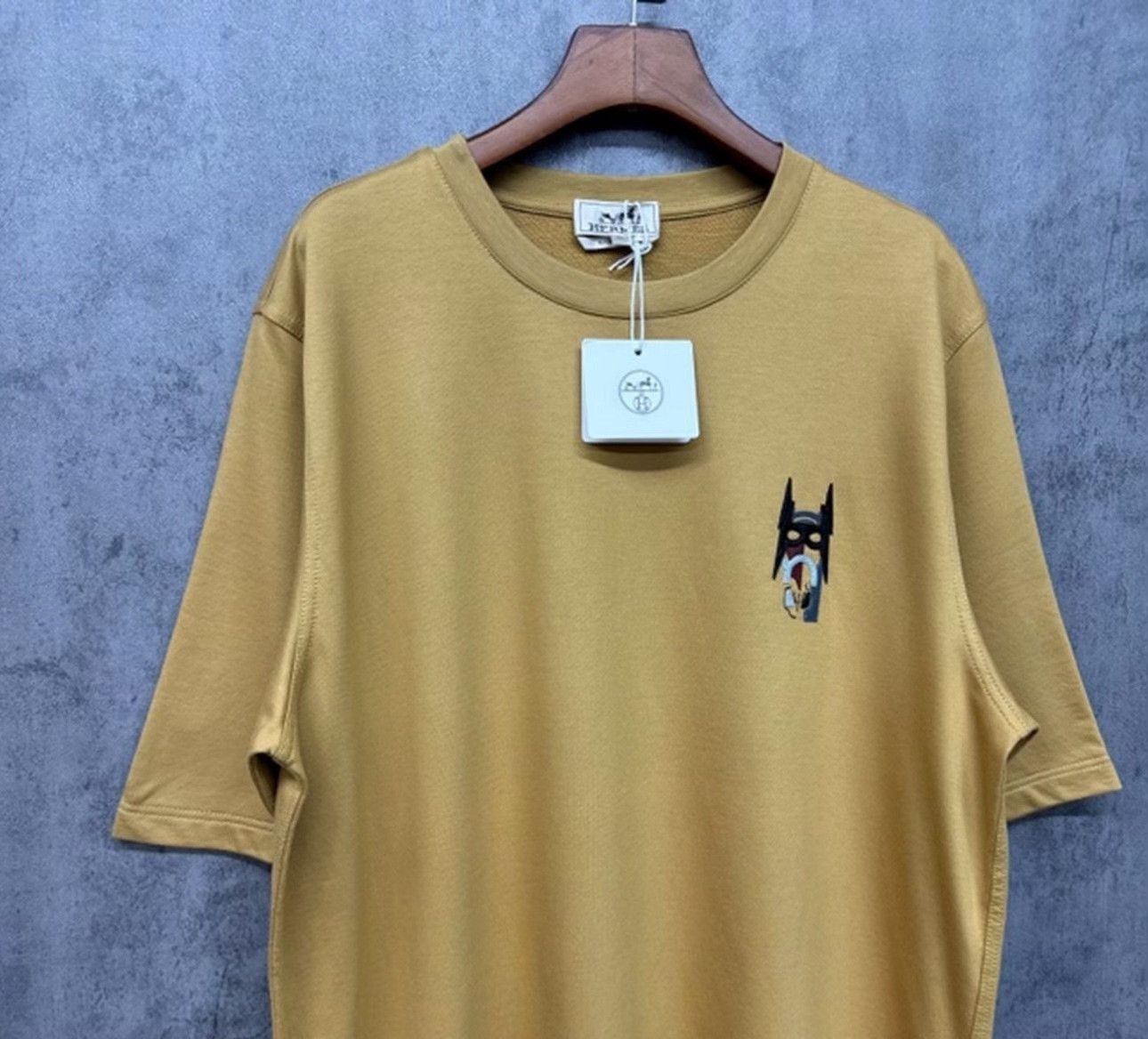 Hermes Hermes Leather Patch Knit T-Shirt XL Size US XL / EU 56 / 4 - 3 Thumbnail