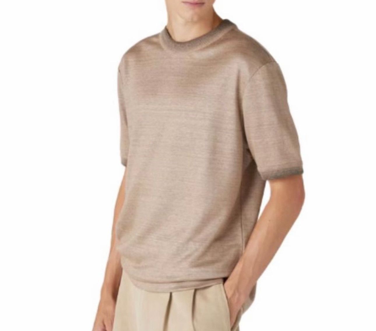 Loro Piana Loro Piana Linen Marl Knit T-Shirt XXL Size US XXL / EU 58 / 5 - 3 Thumbnail