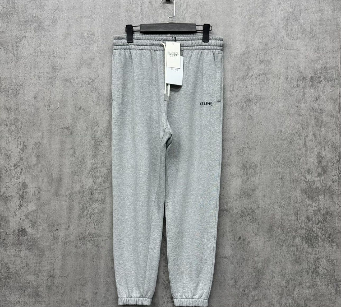 Celine CELINE Logo Embroidered Sweatpants Size M Size US 32 / EU 48 - 2 Thumbnail