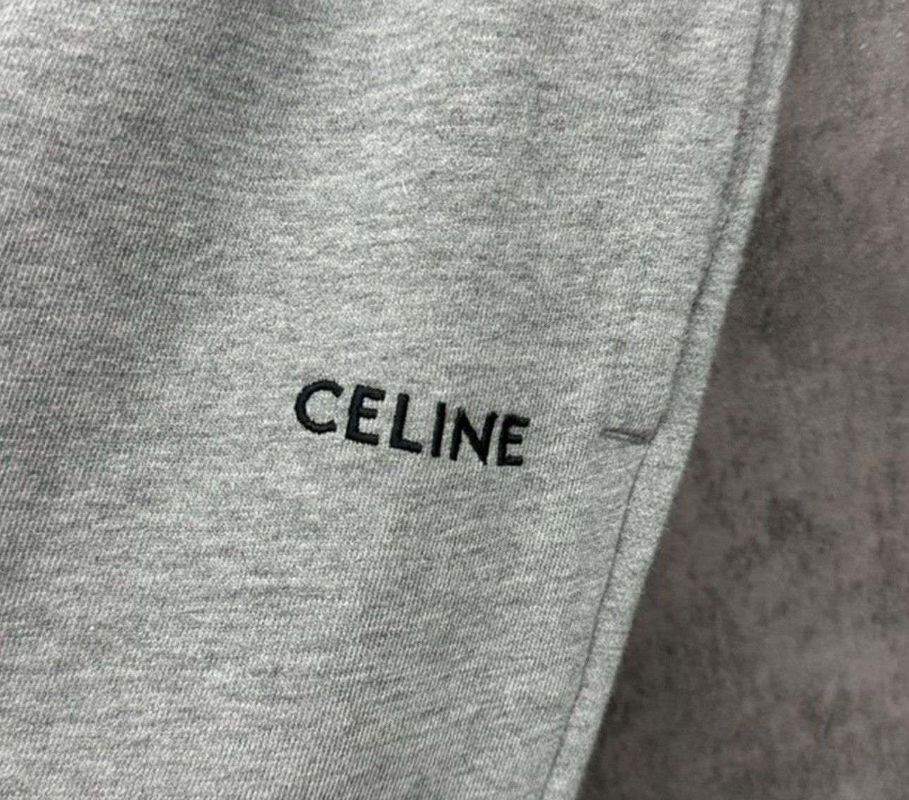 Celine CELINE Logo Embroidered Sweatpants Size M Size US 32 / EU 48 - 3 Thumbnail
