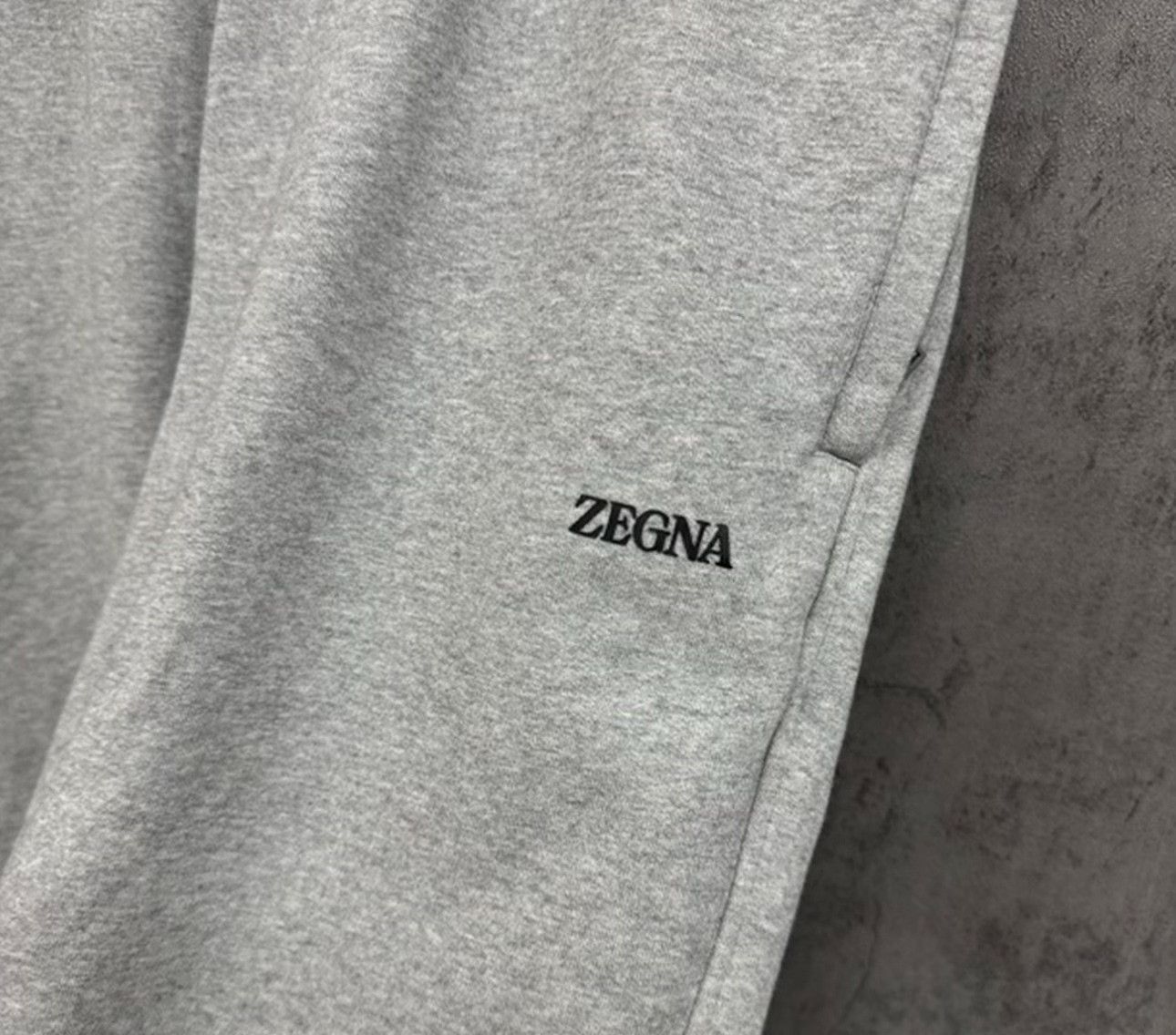 Z Zegna Zegna Logo Grey Joggers Size 50 Size US 34 / EU 50 - 3 Thumbnail