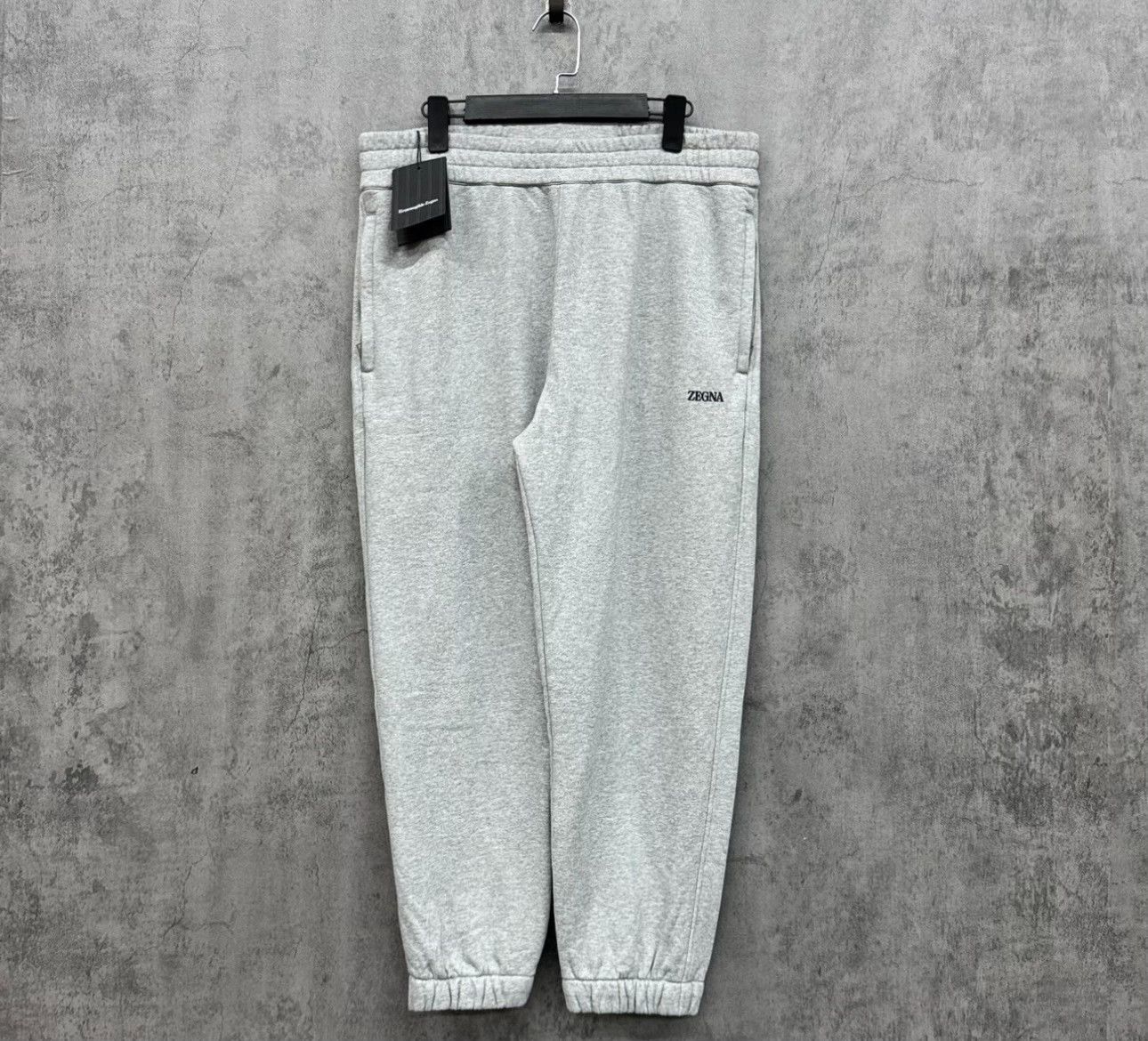 Z Zegna Zegna Logo Grey Joggers Size 50 Size US 34 / EU 50 - 2 Thumbnail