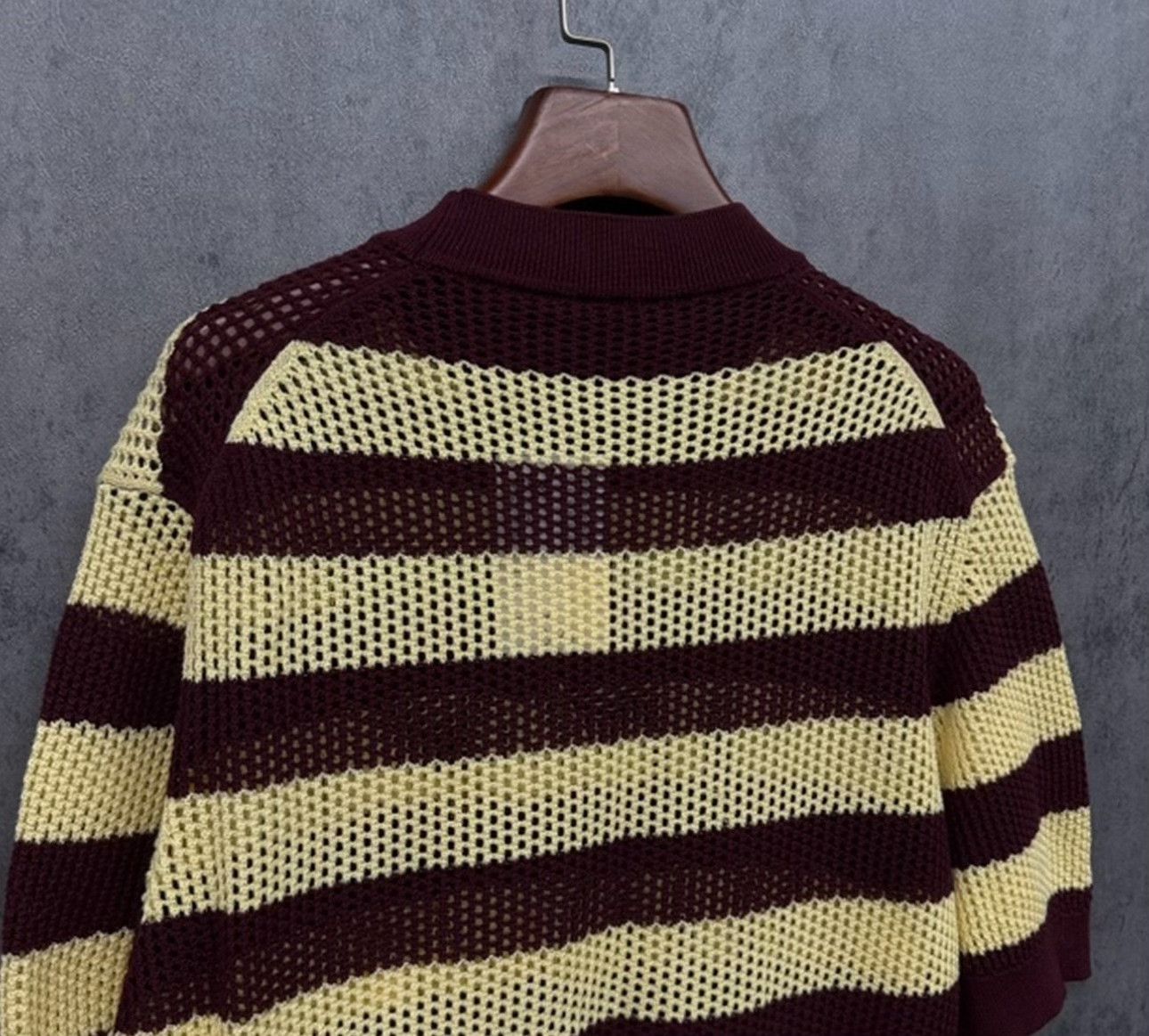 Prada Prada Striped Mesh Knit Top 48 Size US M / EU 48-50 / 2 - 5 Thumbnail