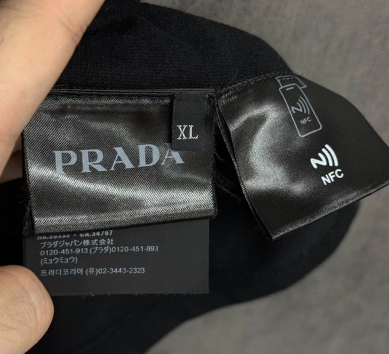 Prada Prada Embossed Logo T-Shirt XL Size US XL / EU 56 / 4 - 5 Thumbnail