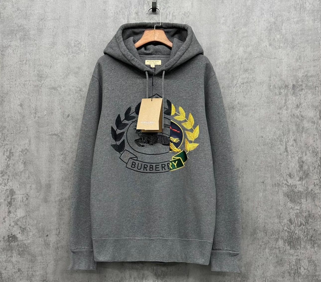Burberry Burberry Prorsum Logo Embroidered Hoodie Size L Size US L / EU 52-54 / 3 - 2 Thumbnail
