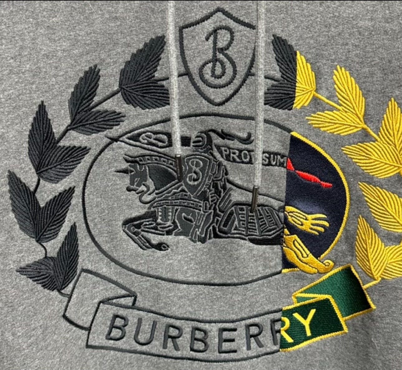 Burberry Burberry Prorsum Logo Embroidered Hoodie Size L Size US L / EU 52-54 / 3 - 4 Thumbnail