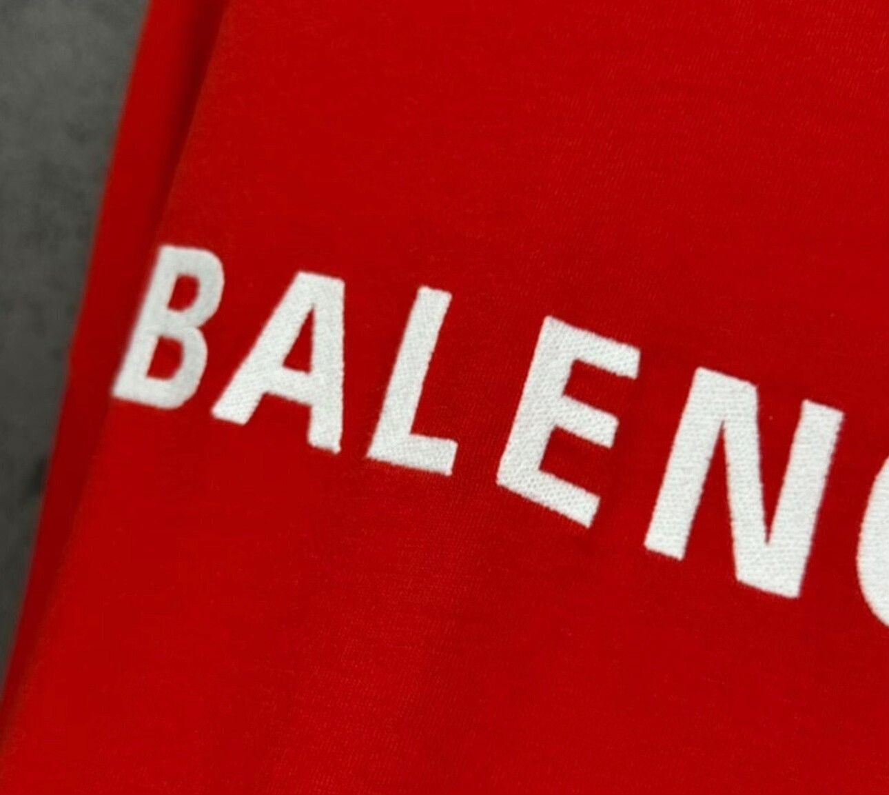 Balenciaga Balenciaga Embroidered Logo T-Shirt Red M Size US M / EU 48-50 / 2 - 4 Thumbnail