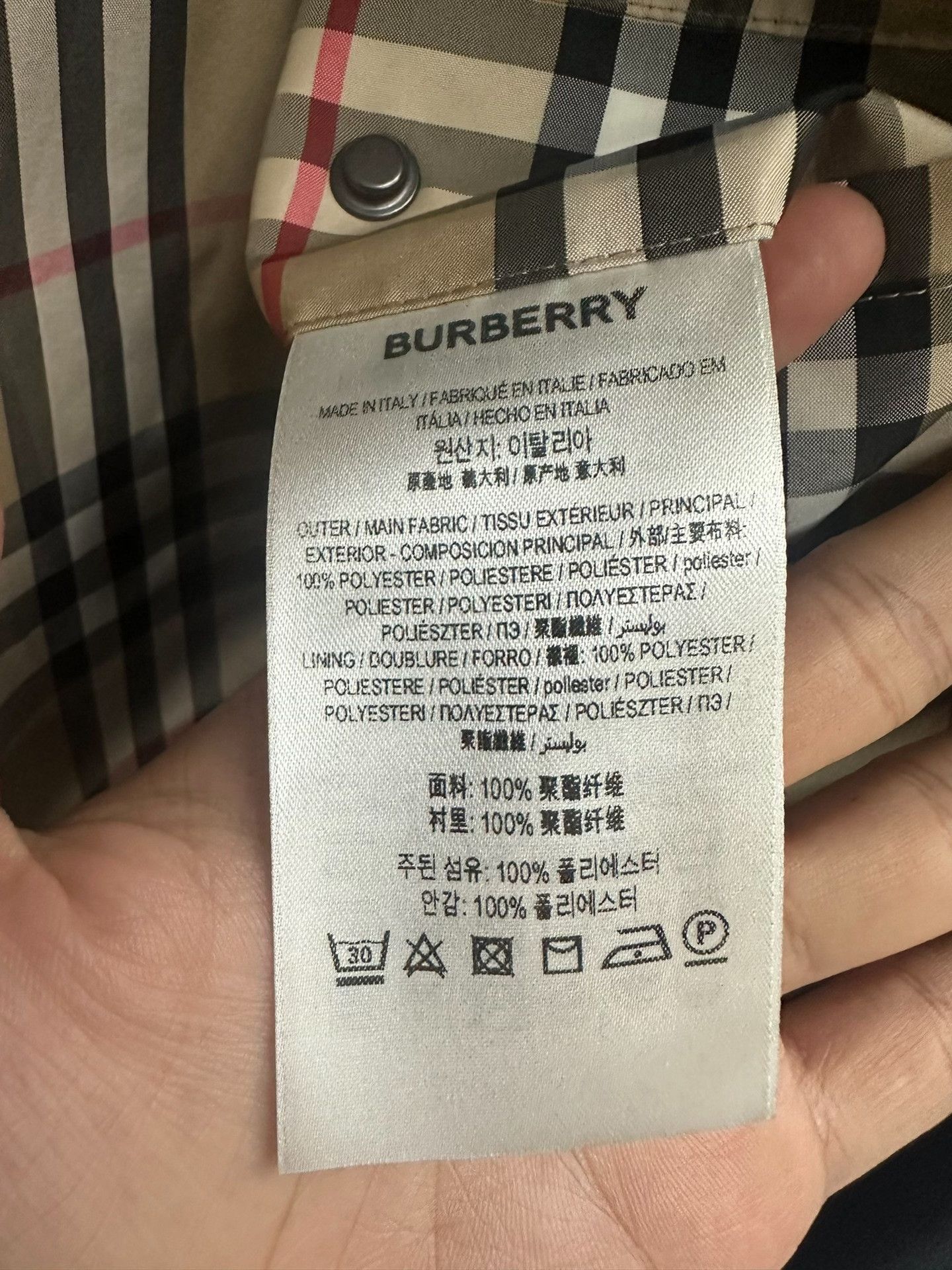 Burberry Burberry Sliced Check Hooded Jacket Size US M Size US M / EU 48-50 / 2 - 5 Thumbnail