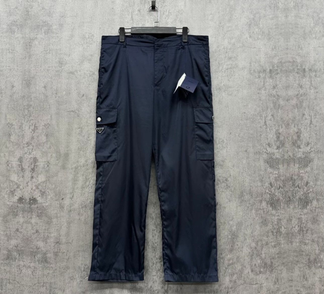 Prada Prada Navy Re-Nylon Cargo Pants Size 50 Size US 34 / EU 50 - 2 Thumbnail