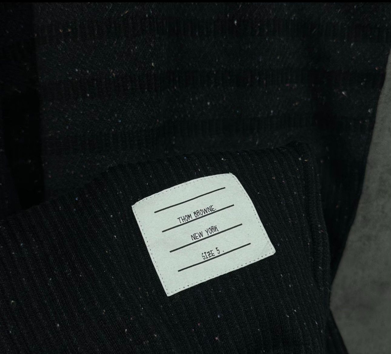 Thom Browne Thom Browne Waffle Knit Flecked Joggers Size 5 Size US 38 / EU 54 - 5 Thumbnail
