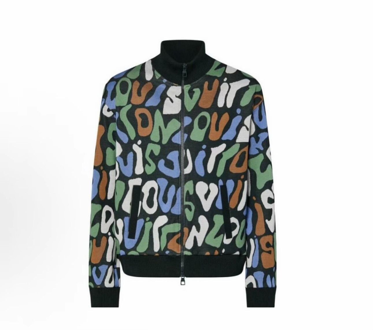 Louis Vuitton Louis Vuitton Multi Melting Logo Knit Jacket Size S Size US S / EU 44-46 / 1 - 6 Thumbnail