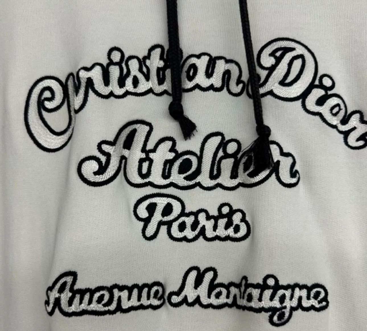 Dior Dior Atelier Logo Embroidery Raglan Hoodie L Size US L / EU 52-54 / 3 - 4 Thumbnail