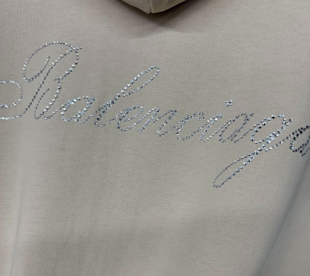 Balenciaga Balenciaga Rhinestone Logo Hoodie Size 2 Size US M / EU 48-50 / 2 - 3 Thumbnail