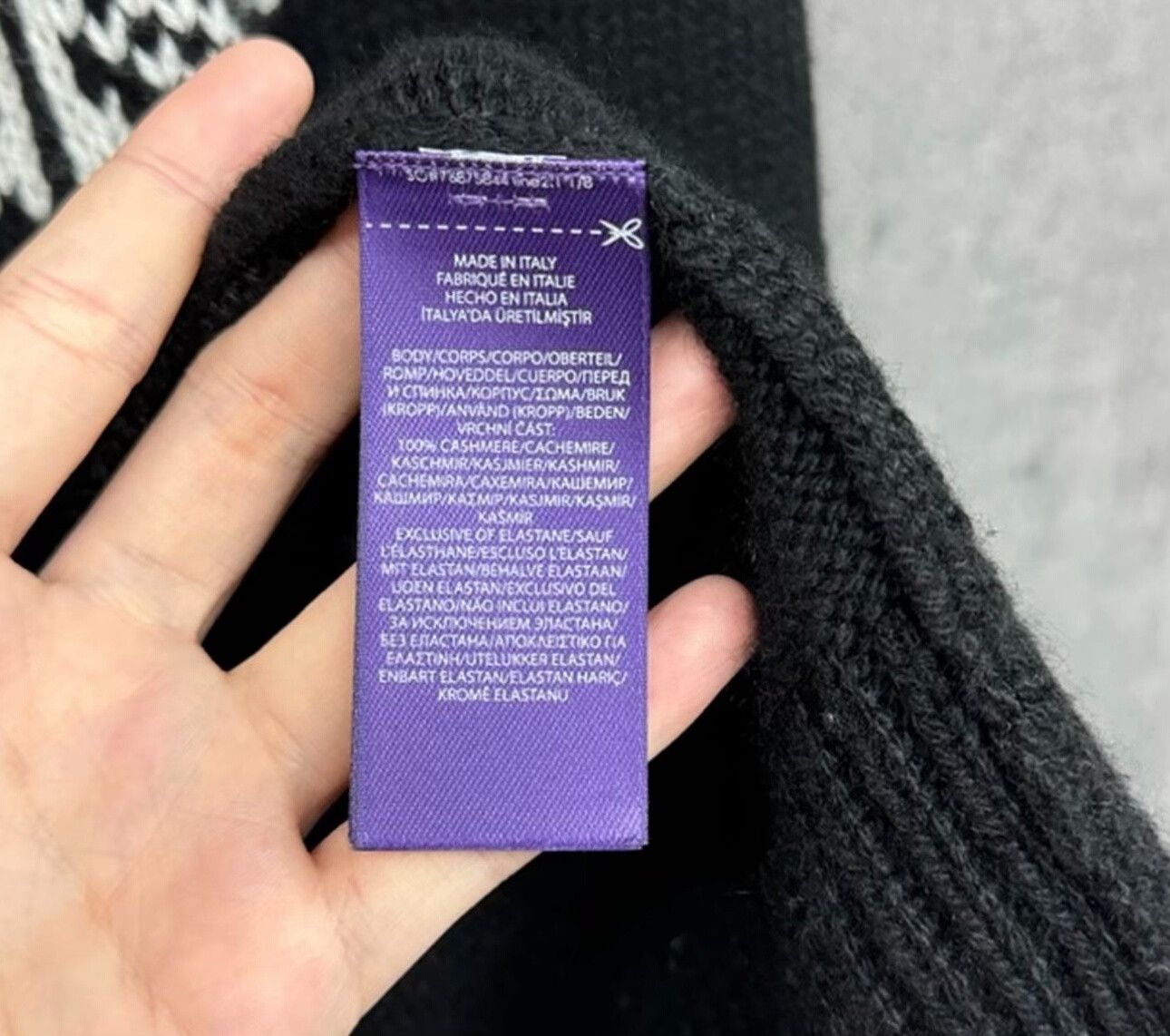 Ralph Lauren Purple Label Ralph Lauren Purple Label Fair Isle Cashmere Sweater L Size US L / EU 52-54 / 3 - 5 Thumbnail