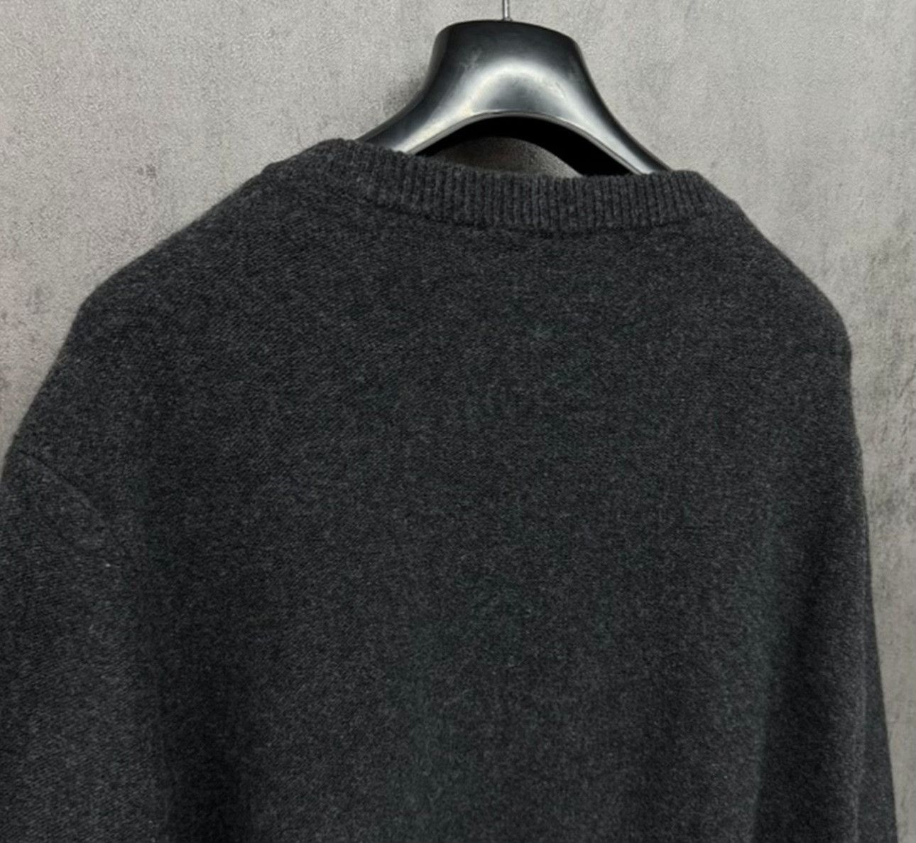 Lemaire Lemaire Dark Gray Wool Crewneck Sweater M Size US M / EU 48-50 / 2 - 4 Thumbnail