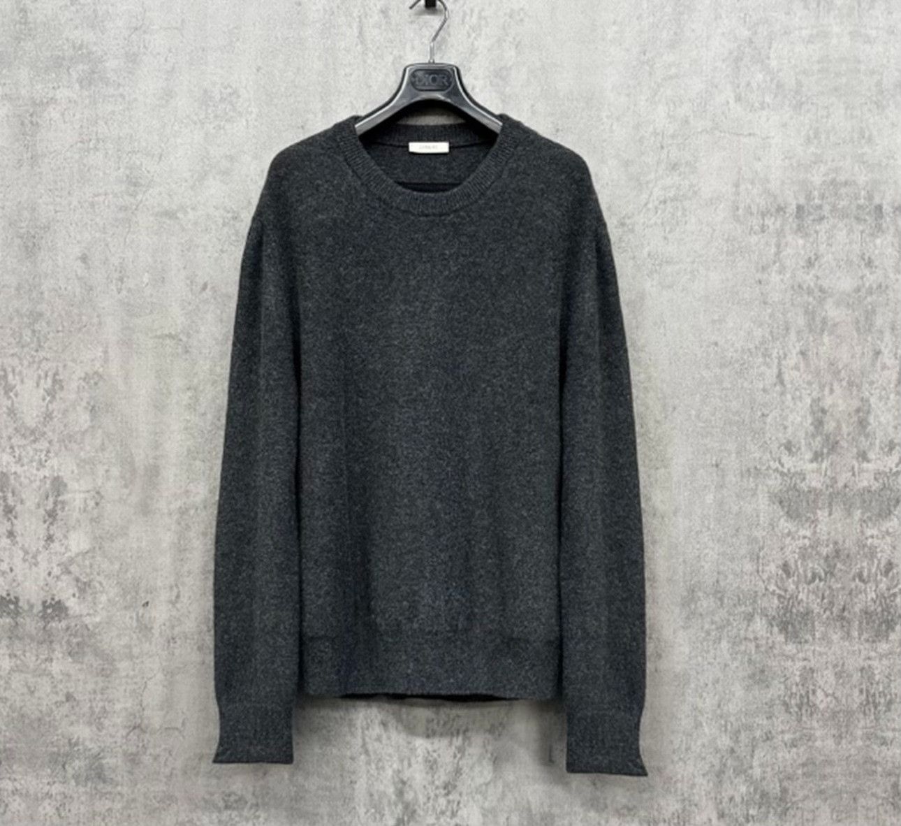 Lemaire Lemaire Dark Gray Wool Crewneck Sweater M Size US M / EU 48-50 / 2 - 2 Thumbnail