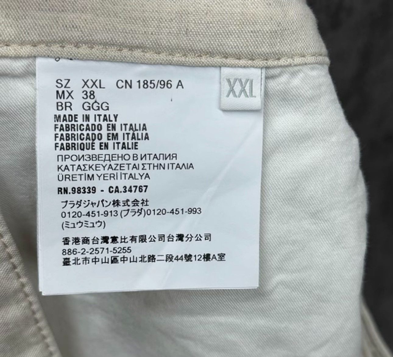 Prada Prada Linen Blend Triangle Logo Casual Pants XXL Size US 38 / EU 54 - 5 Thumbnail