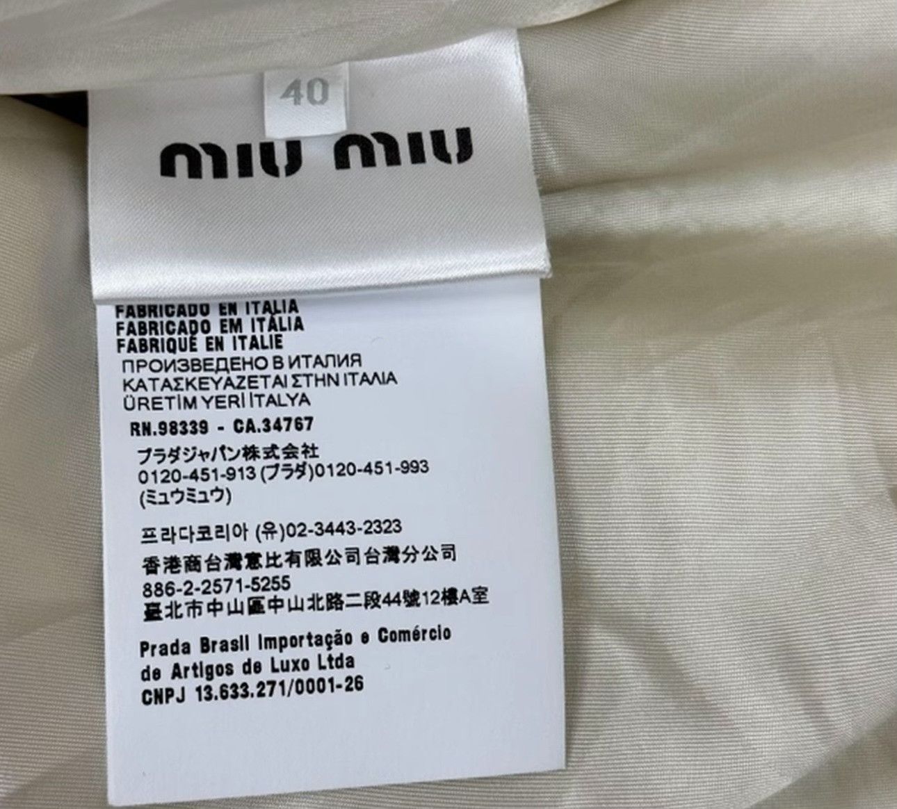 Miu Miu Miu Miu Corduroy Collar Denim Jacket IT 40 Size S / US 4 / IT 40 - 4 Thumbnail