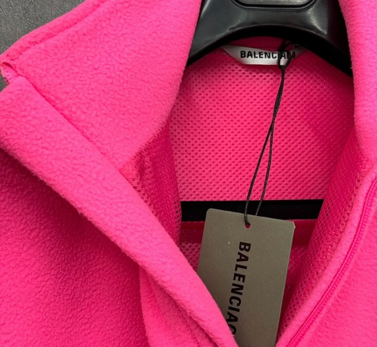 Balenciaga Balenciaga Pink Piping Fleece Zip Jacket Size 36 Size XS / US 0-2 / IT 36-38 - 4 Thumbnail