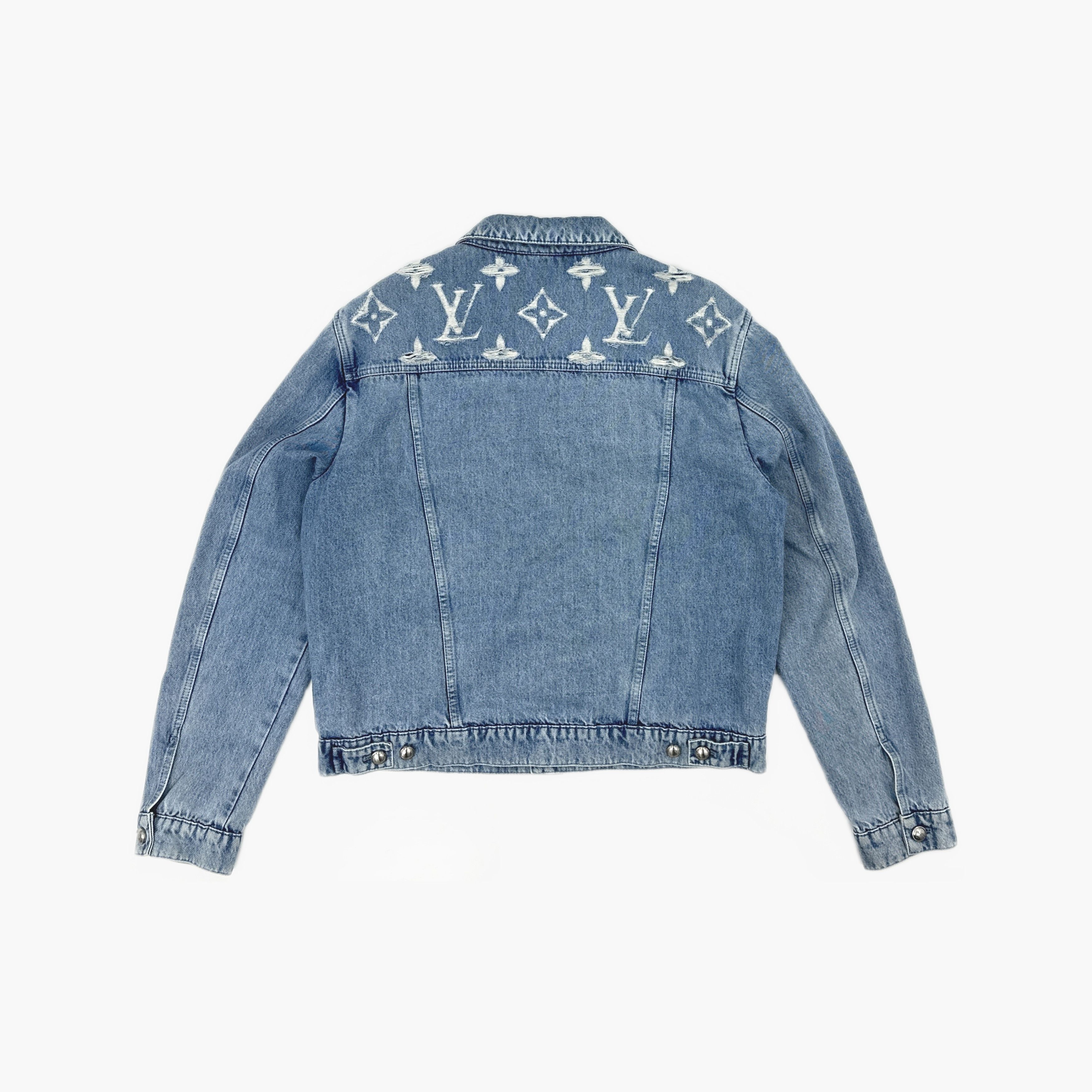 Louis Vuitton Louis Vuitton Monogram Distressed Denim Jacket 54 Size US L / EU 52-54 / 3 - 2 Thumbnail