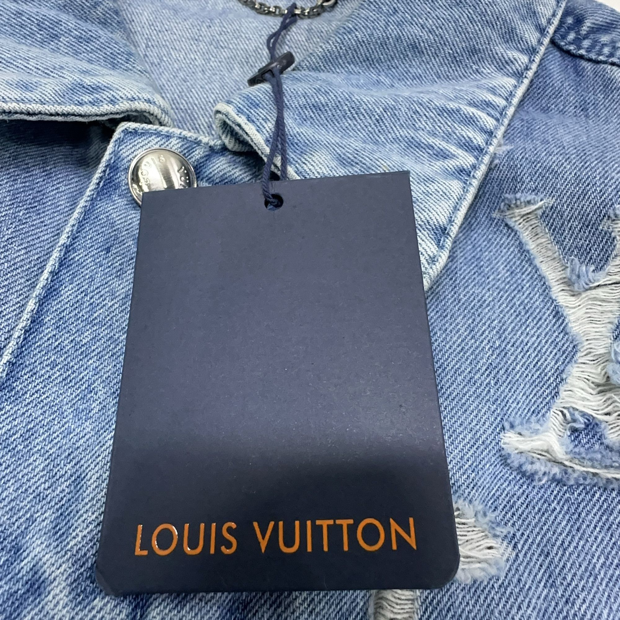 Louis Vuitton Louis Vuitton Monogram Distressed Denim Jacket 54 Size US L / EU 52-54 / 3 - 4 Thumbnail