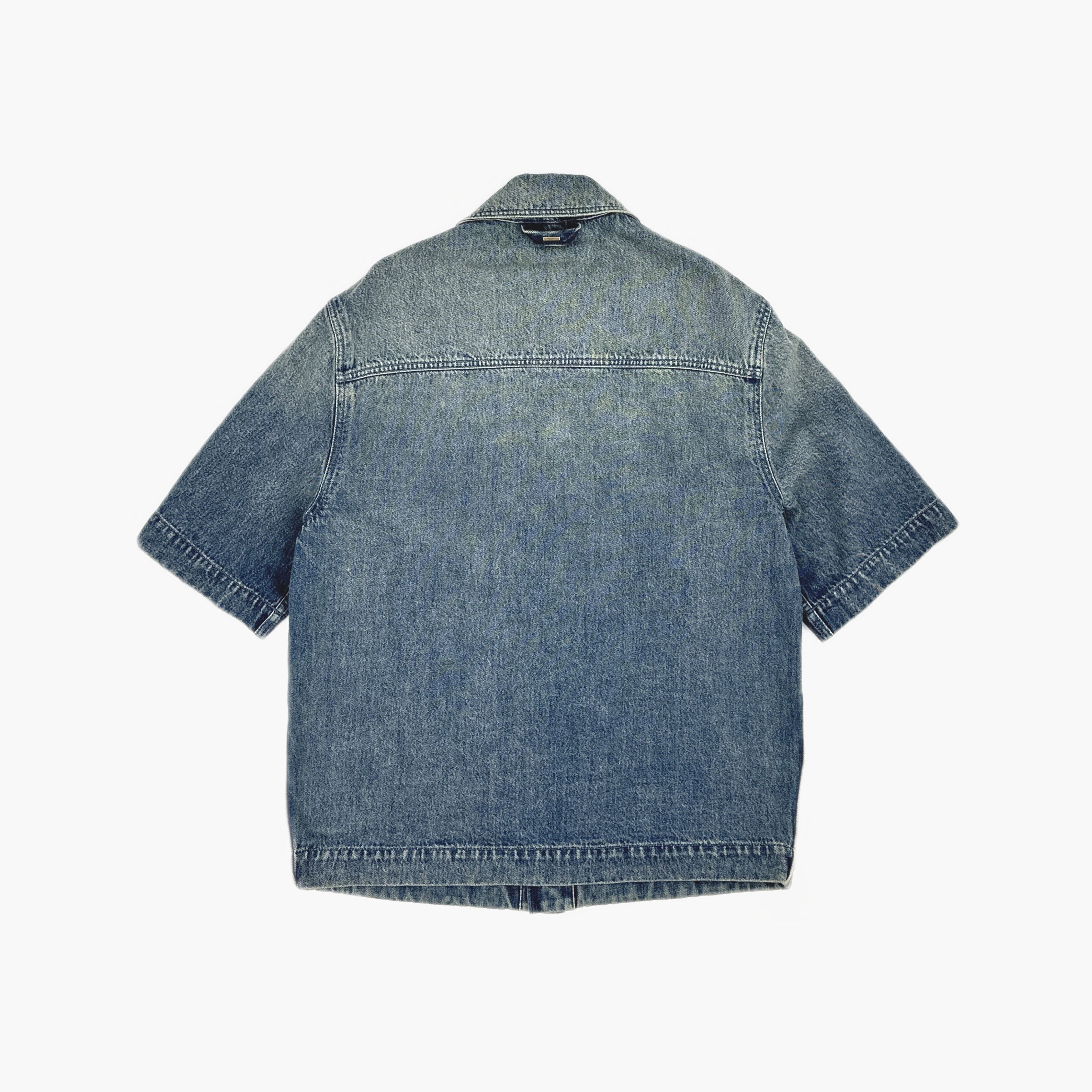 Louis Vuitton Louis Vuitton Monogram Denim Short Sleeve Shirt M Size US M / EU 48-50 / 2 - 2 Thumbnail