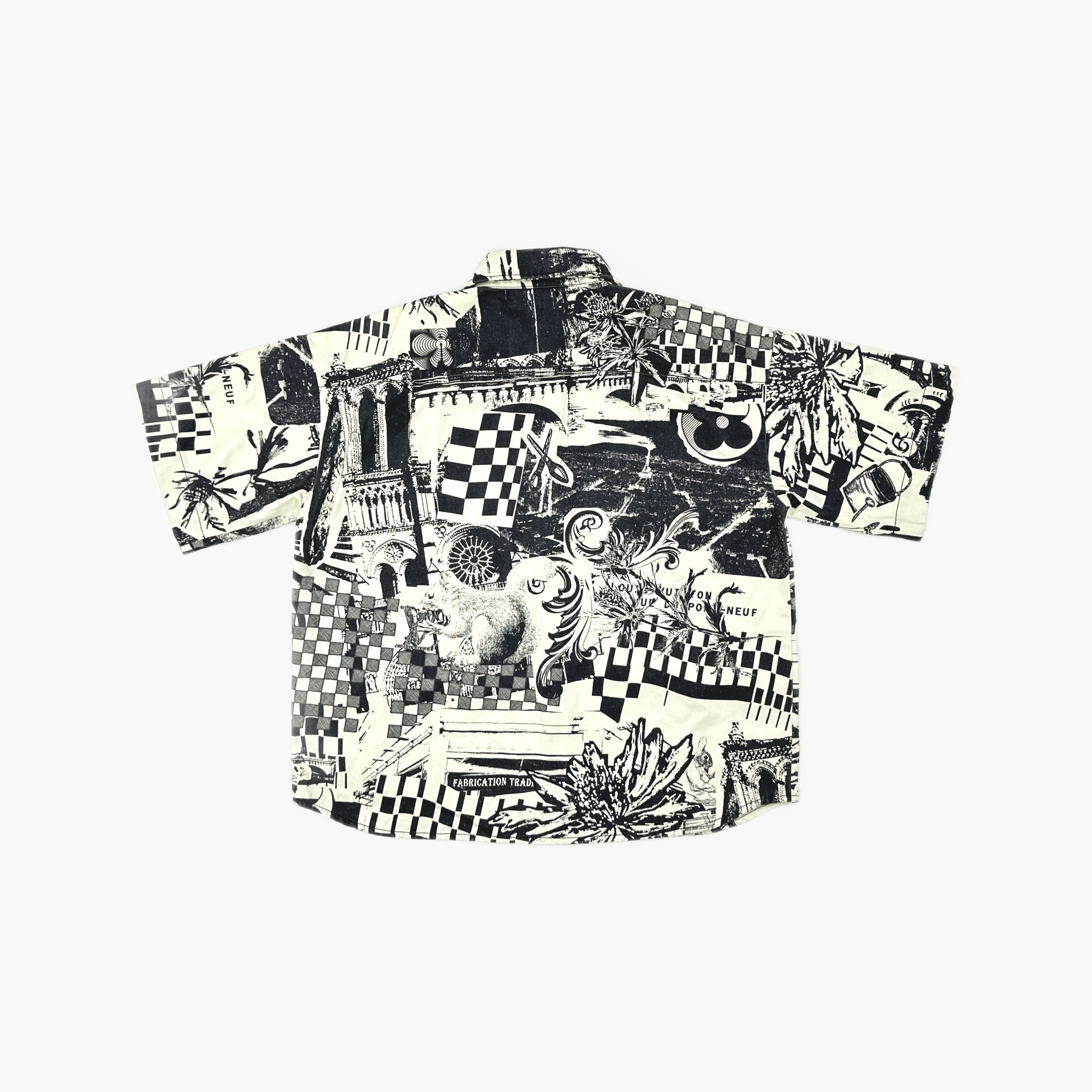 Louis Vuitton Louis Vuitton SS23 Graphic Print Button Up Shirt 4L Size US XXL / EU 58 / 5 - 2 Thumbnail