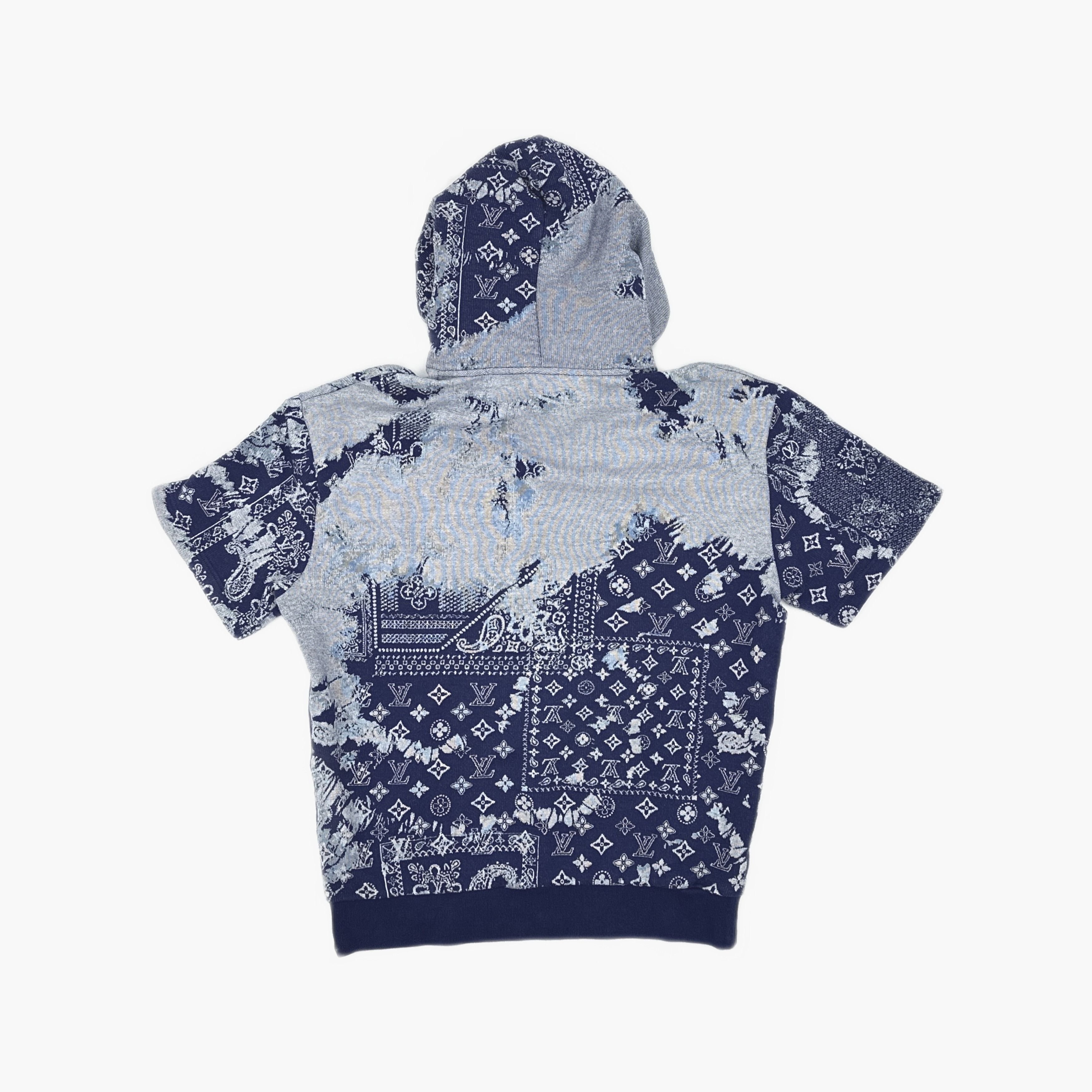 Louis Vuitton Louis Vuitton Bandana Monogram Short Sleeve Hoodie US M Size US M / EU 48-50 / 2 - 2 Thumbnail