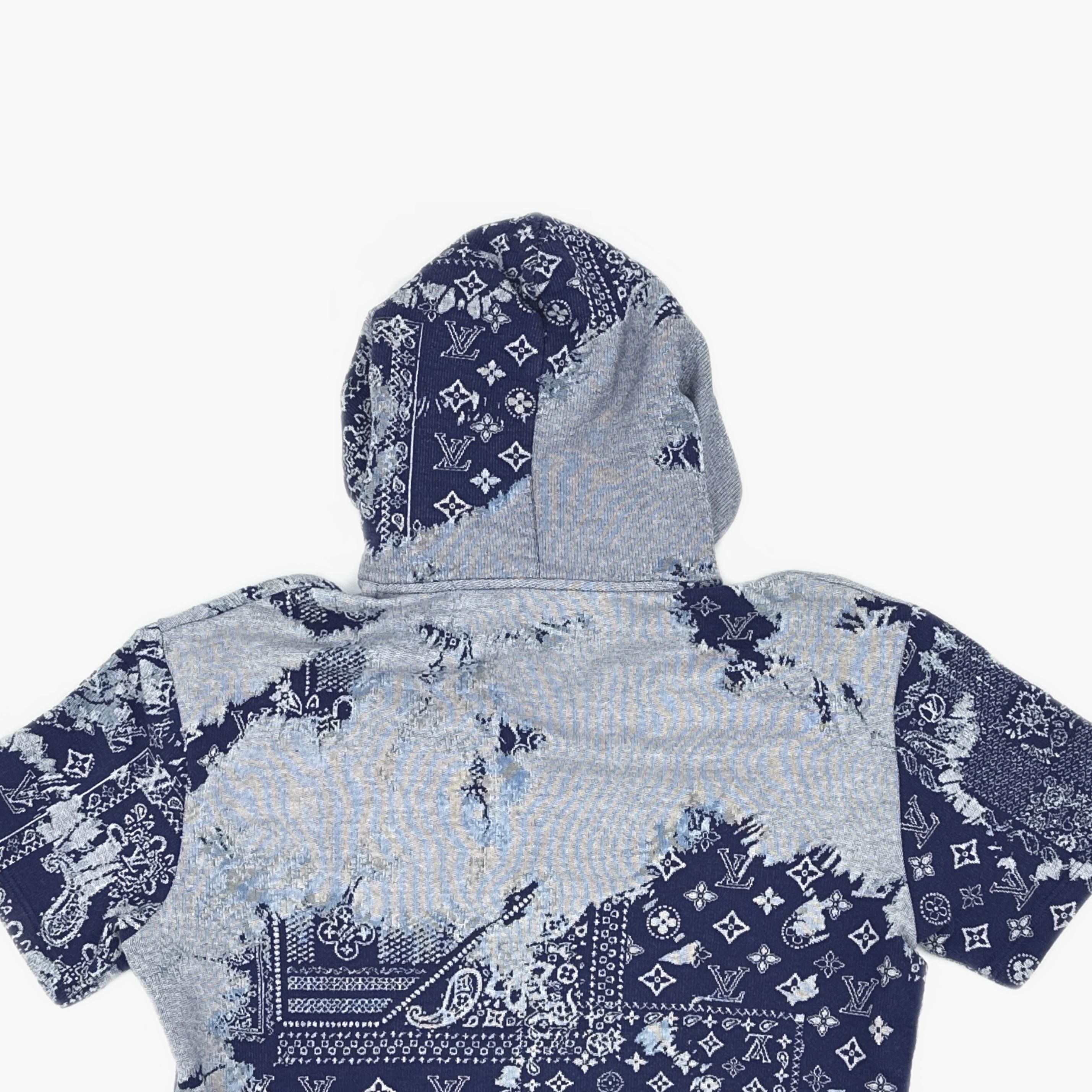 Louis Vuitton Louis Vuitton Bandana Monogram Short Sleeve Hoodie US M Size US M / EU 48-50 / 2 - 3 Thumbnail