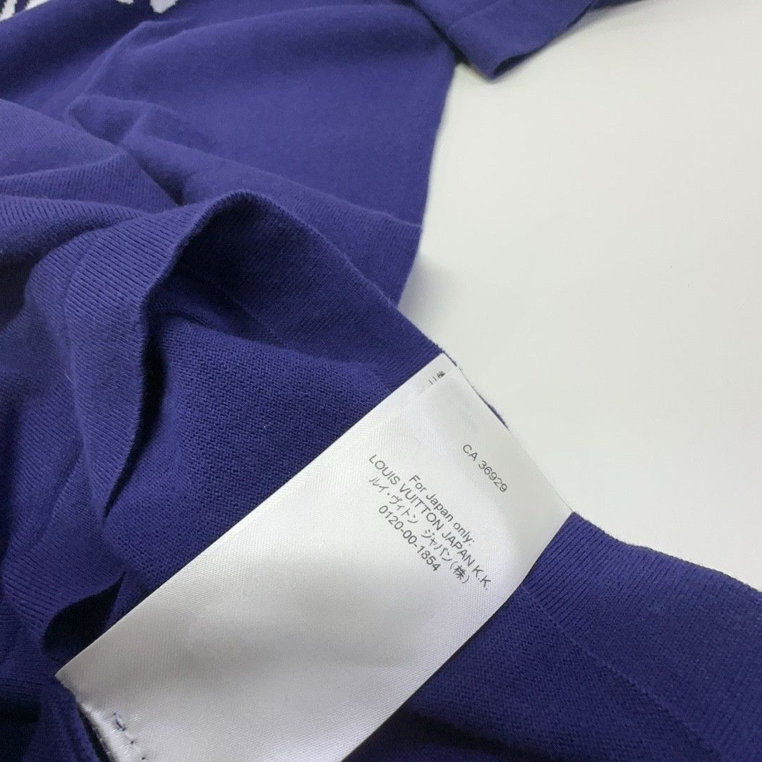 Louis Vuitton Louis Vuitton Script Logo FW22 Blue T-Shirt M Size US M / EU 48-50 / 2 - 5 Thumbnail