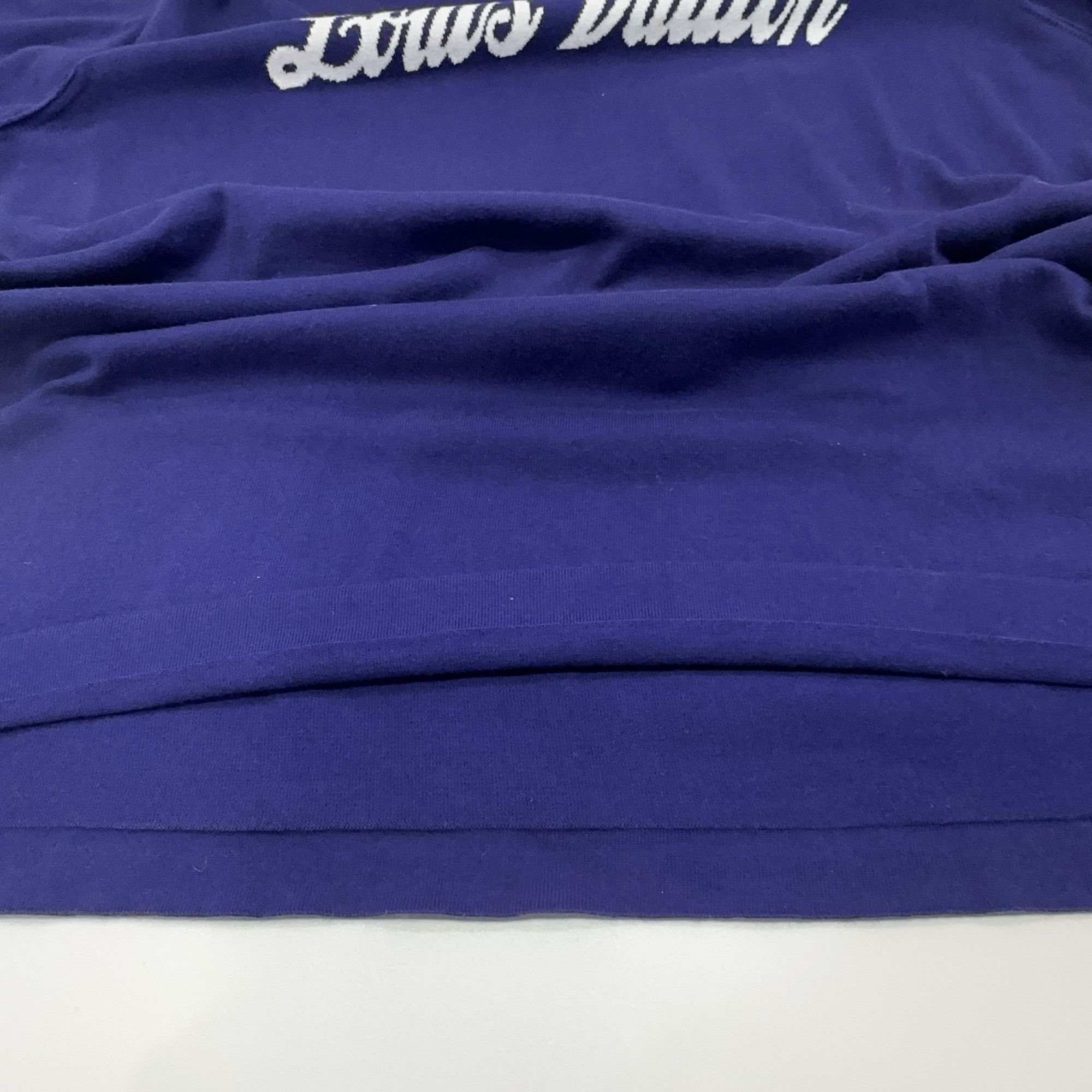 Louis Vuitton Louis Vuitton Script Logo FW22 Blue T-Shirt M Size US M / EU 48-50 / 2 - 7 Thumbnail