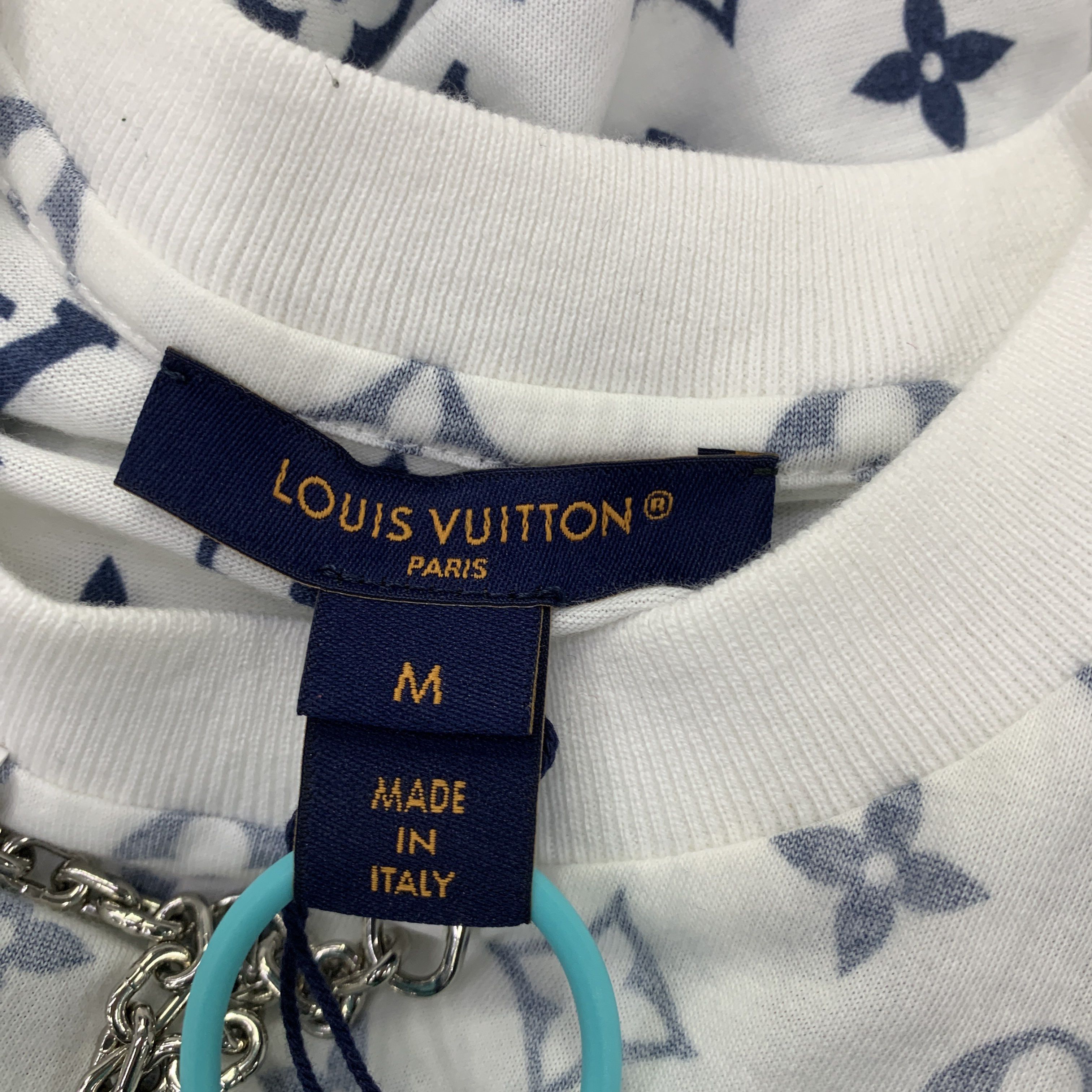 Louis Vuitton Louis Vuitton Chain Monogram T-Shirt M Size US M / EU 48-50 / 2 - 2 Thumbnail