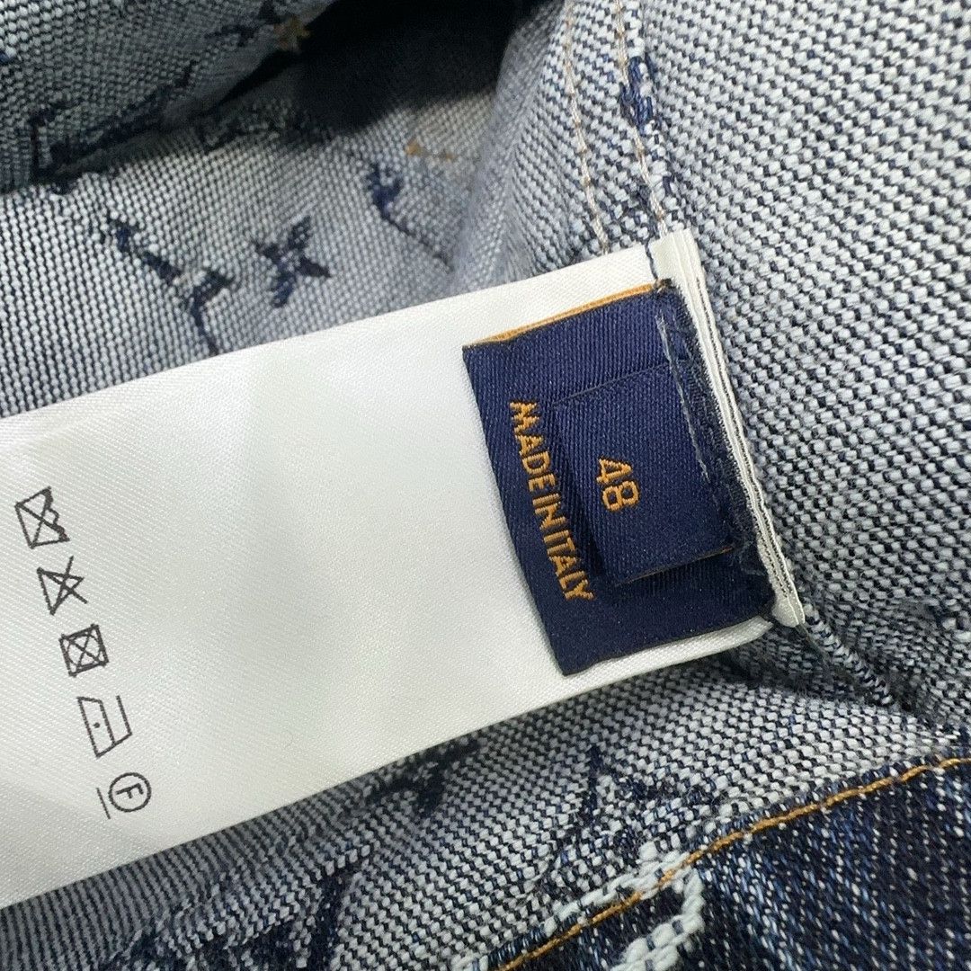 Louis Vuitton Louis Vuitton x Nigo Monogram Cloud Denim Jacket 48 Size US M / EU 48-50 / 2 - 5 Thumbnail