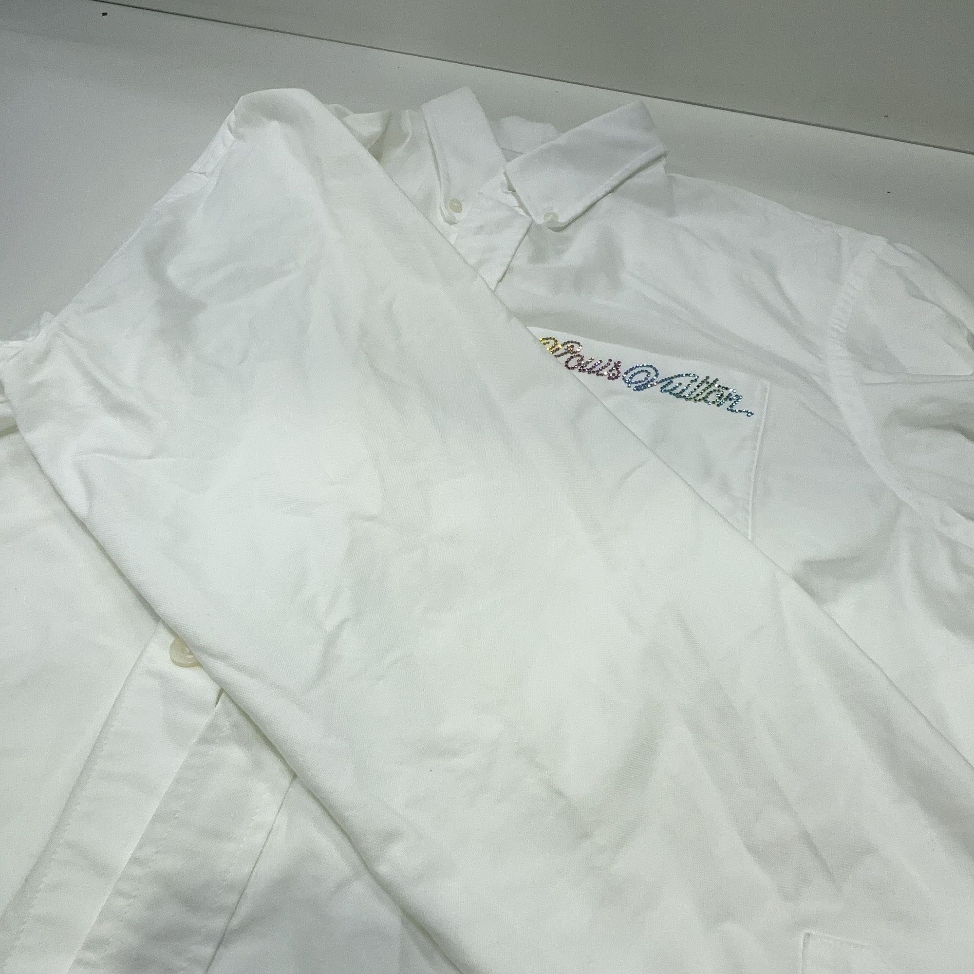 Louis Vuitton Louis Vuitton Script Logo Button Up Shirt Size L Size US L / EU 52-54 / 3 - 8 Thumbnail