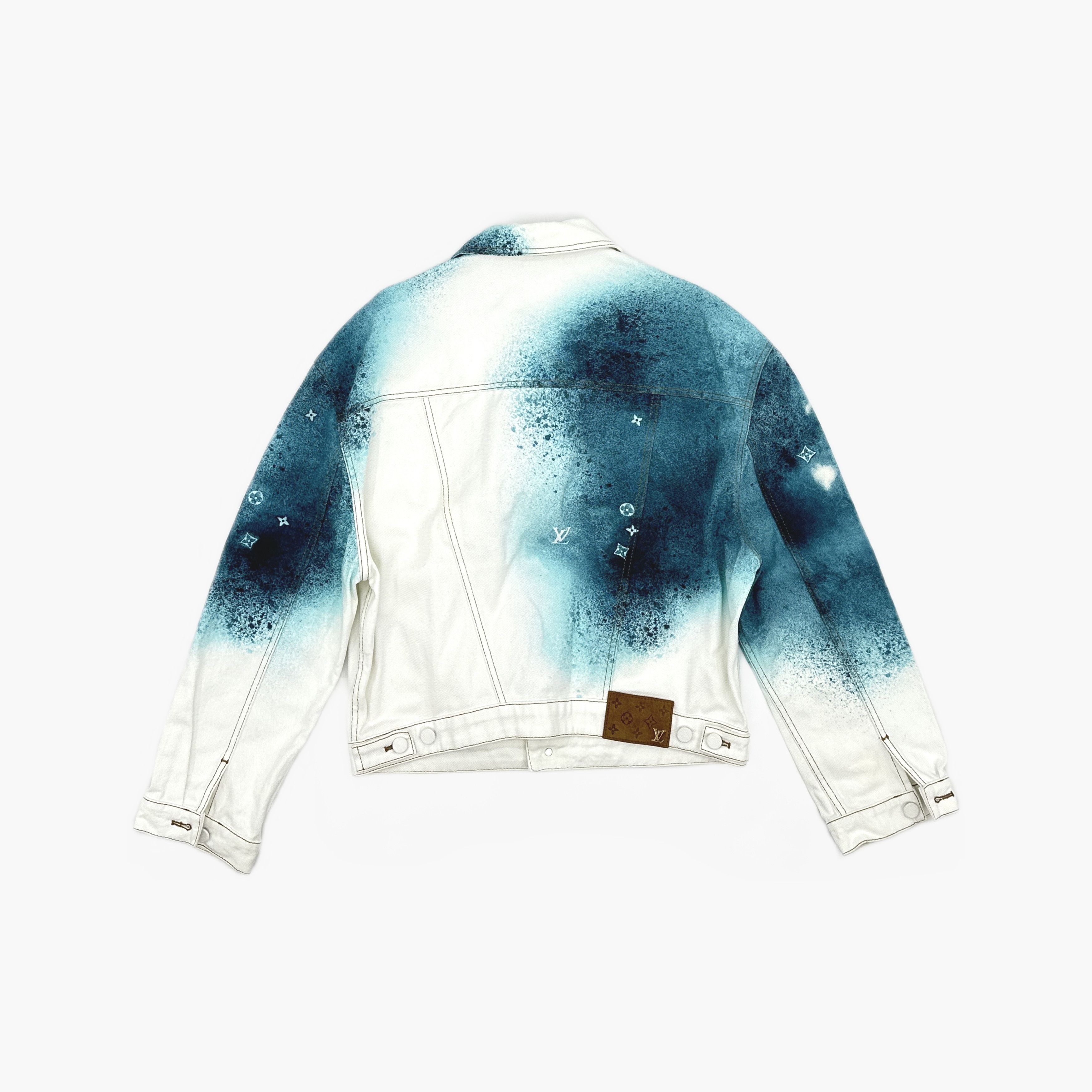 Louis Vuitton Louis Vuitton Spray Paint Denim Jacket 48 Size US M / EU 48-50 / 2 - 2 Thumbnail