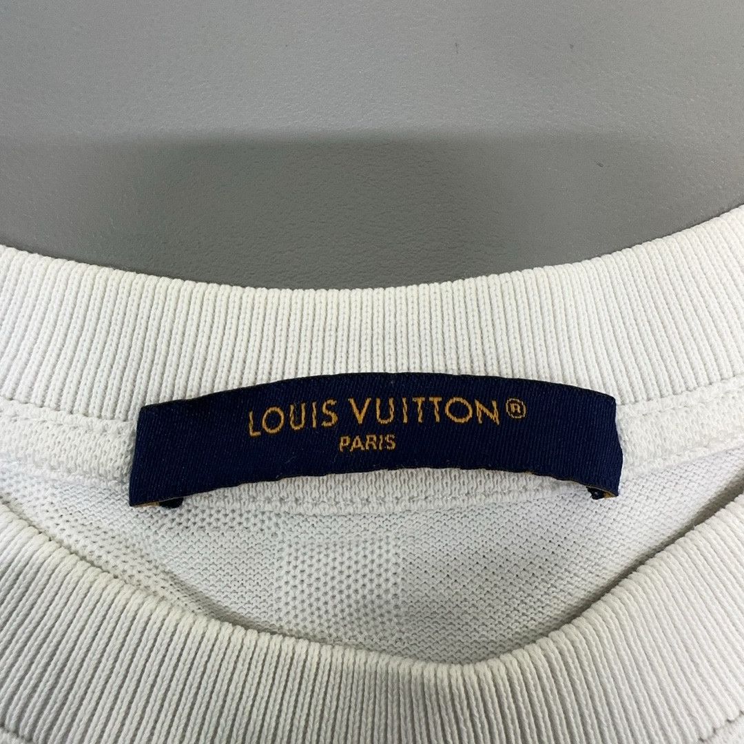 Louis Vuitton Louis Vuitton Pocket White T-Shirt M Size US M / EU 48-50 / 2 - 3 Thumbnail