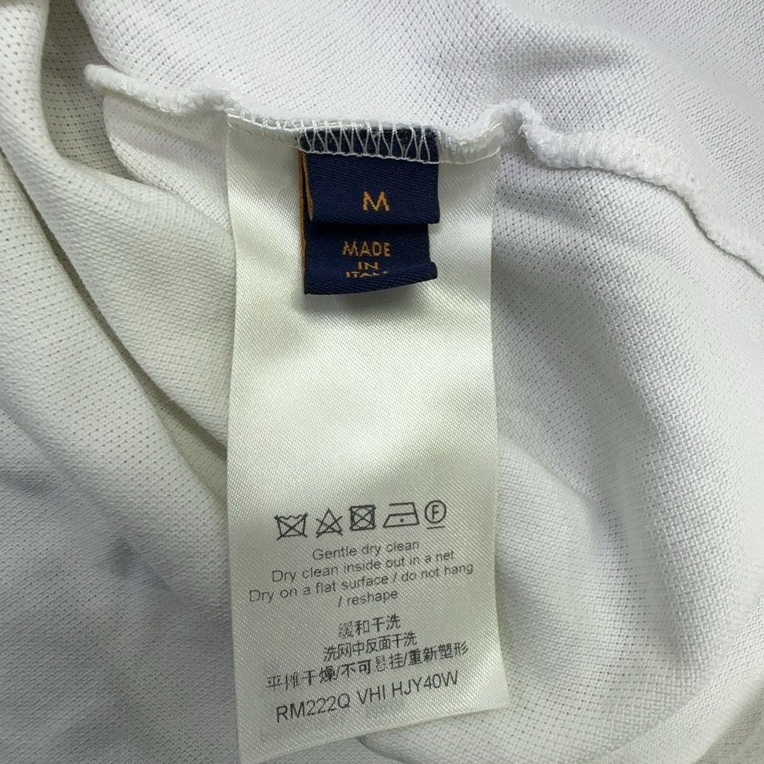 Louis Vuitton Louis Vuitton Pocket White T-Shirt M Size US M / EU 48-50 / 2 - 4 Thumbnail