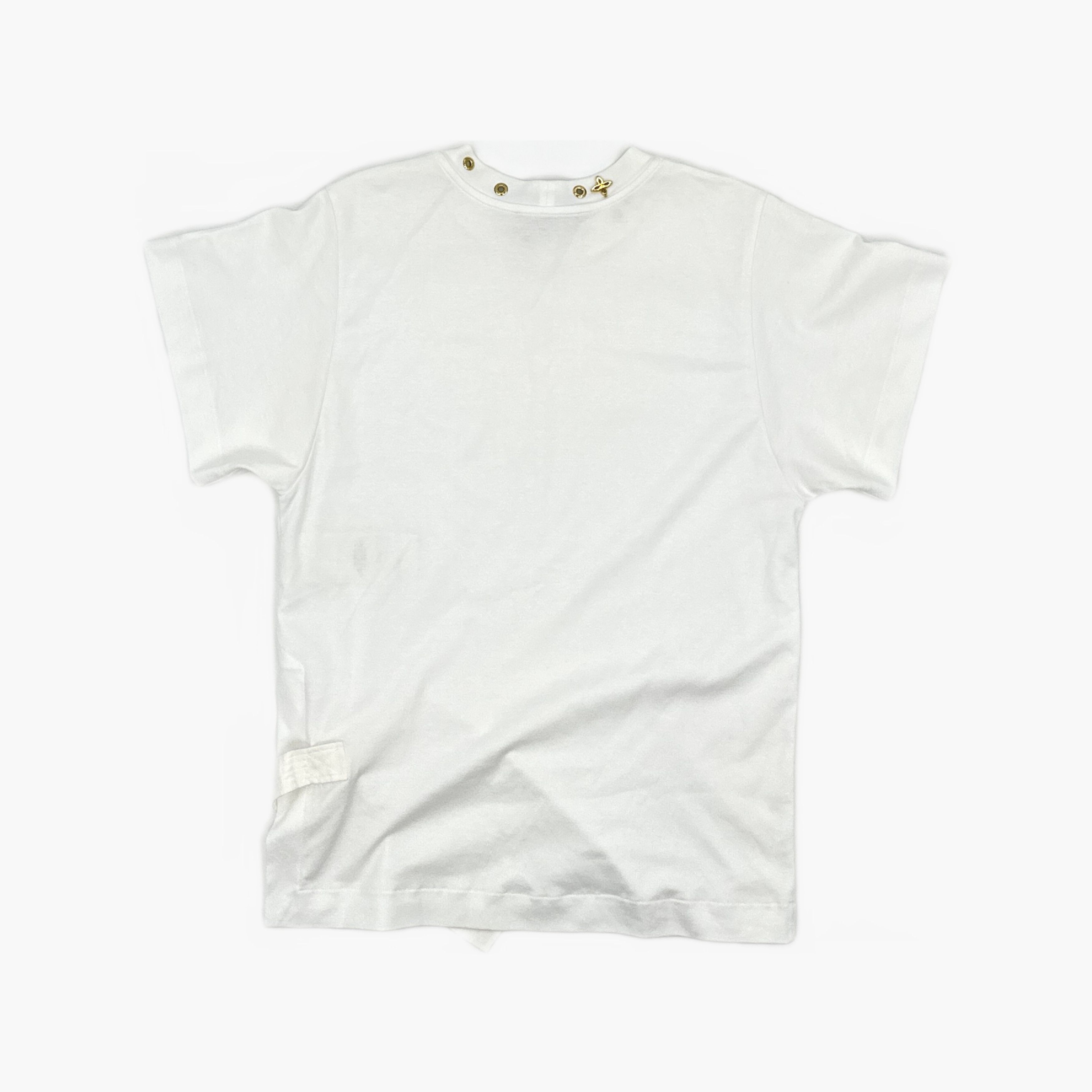 Louis Vuitton Louis Vuitton Gold Eyelet Collar T-Shirt M Size M / US 6-8 / IT 42-44 - 2 Thumbnail