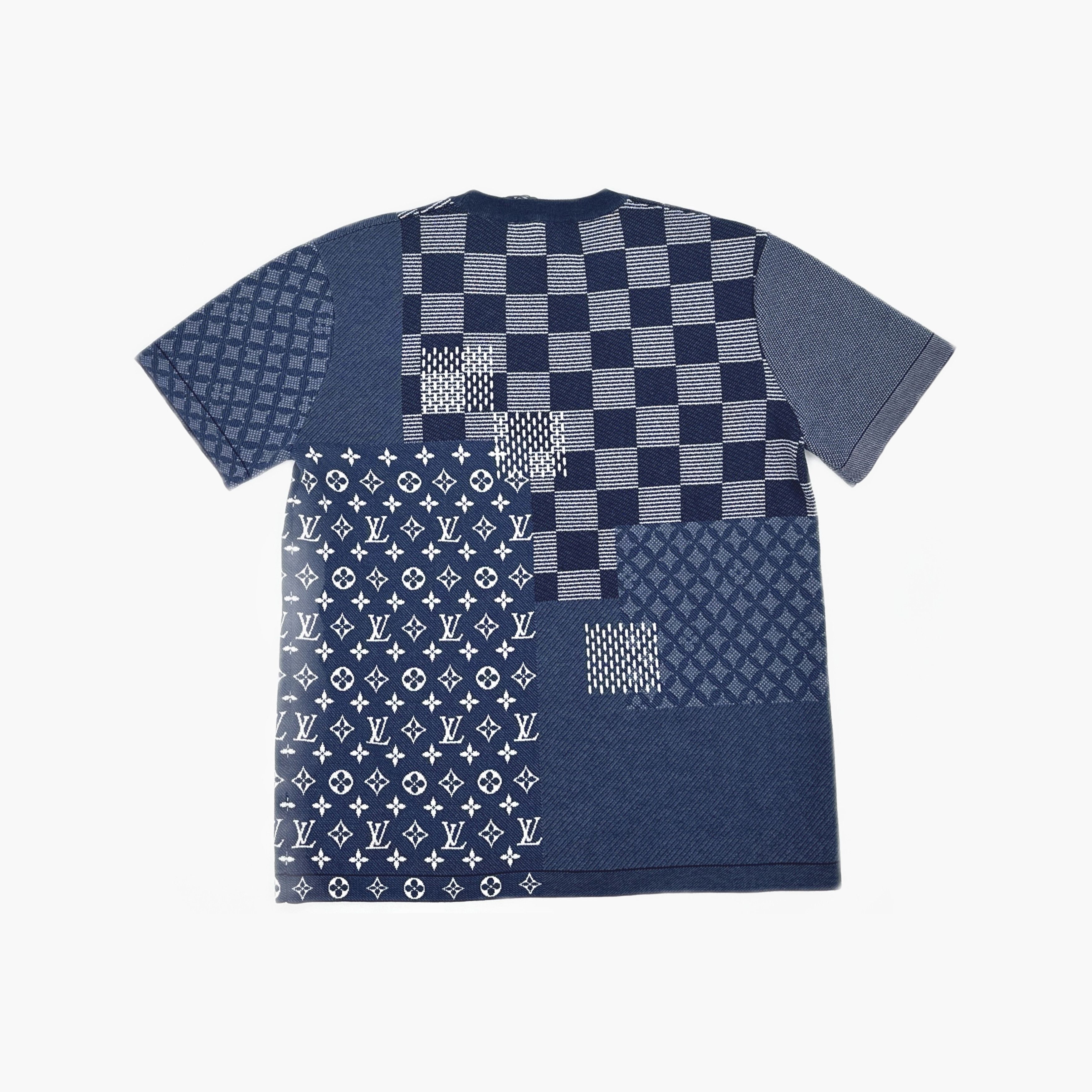 Louis Vuitton Louis Vuitton x Nigo Patchwork Knit T-Shirt Size L Size US L / EU 52-54 / 3 - 2 Thumbnail