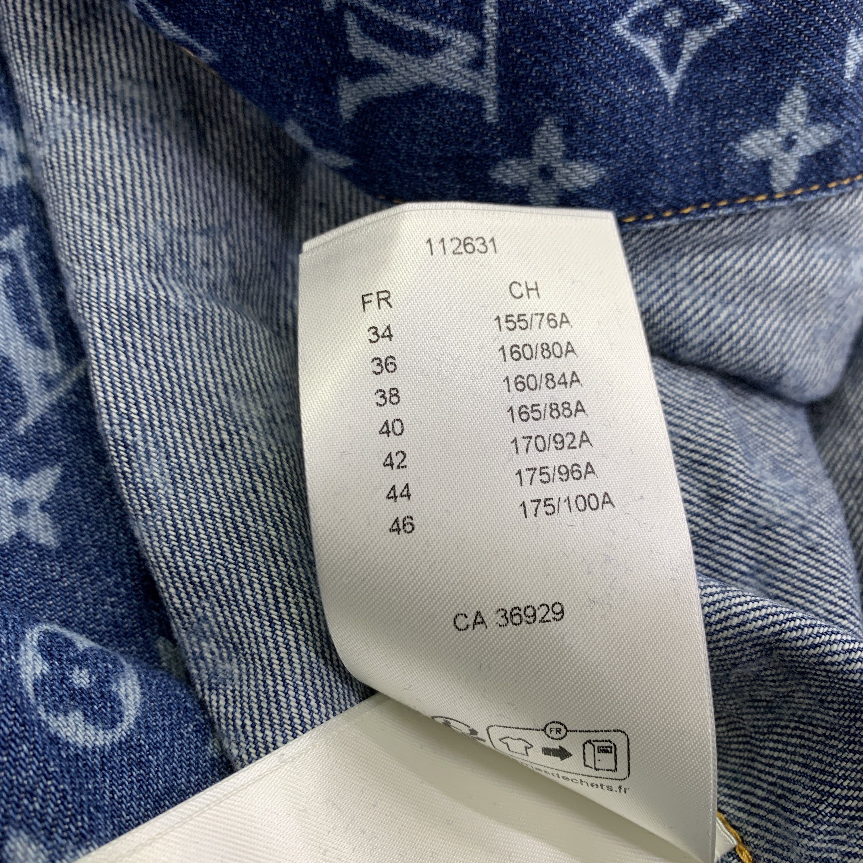 Louis Vuitton Louis Vuitton Monogram Denim Shirt 36 Size XS / US 0-2 / IT 36-38 - 3 Thumbnail