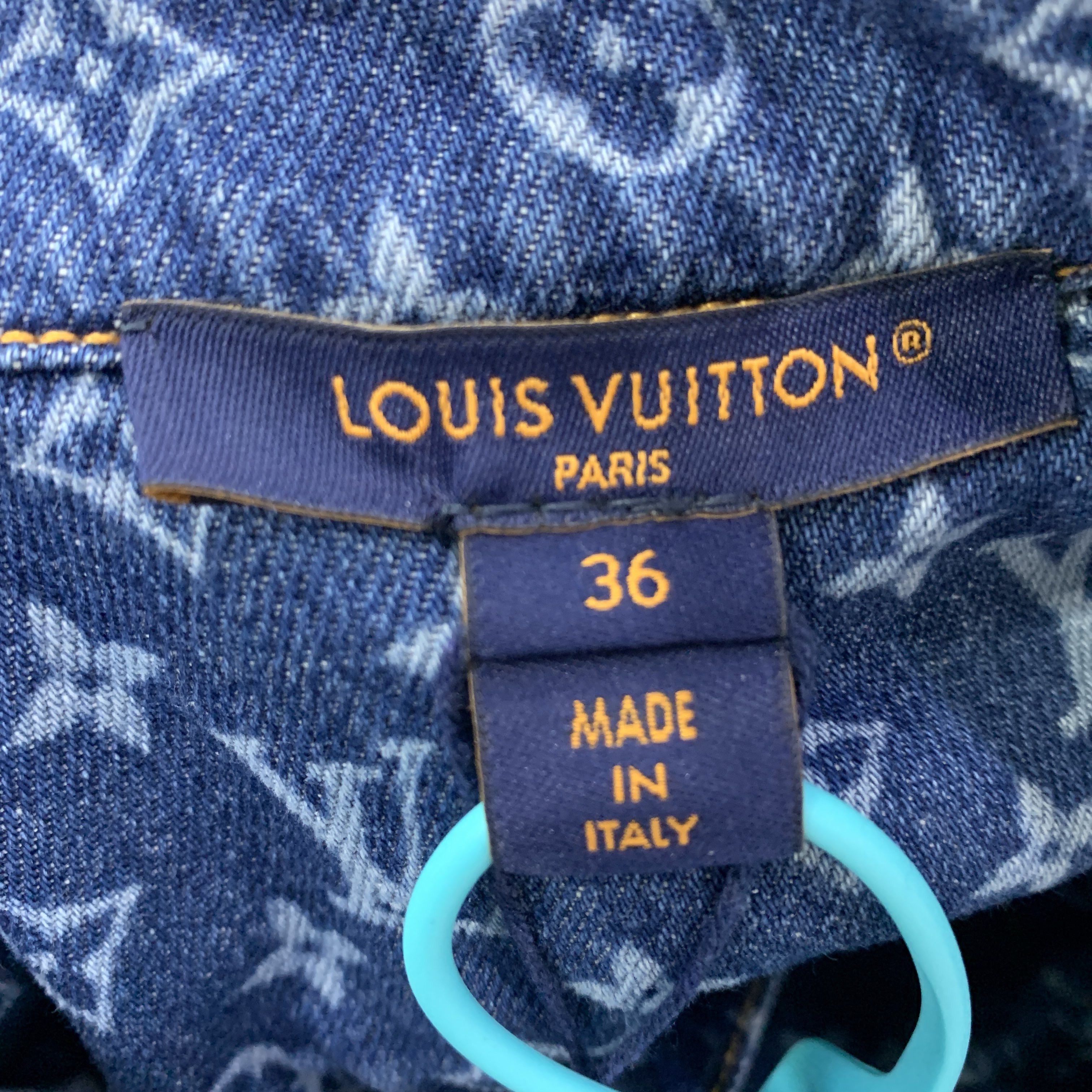 Louis Vuitton Louis Vuitton Monogram Denim Shirt 36 Size XS / US 0-2 / IT 36-38 - 2 Thumbnail