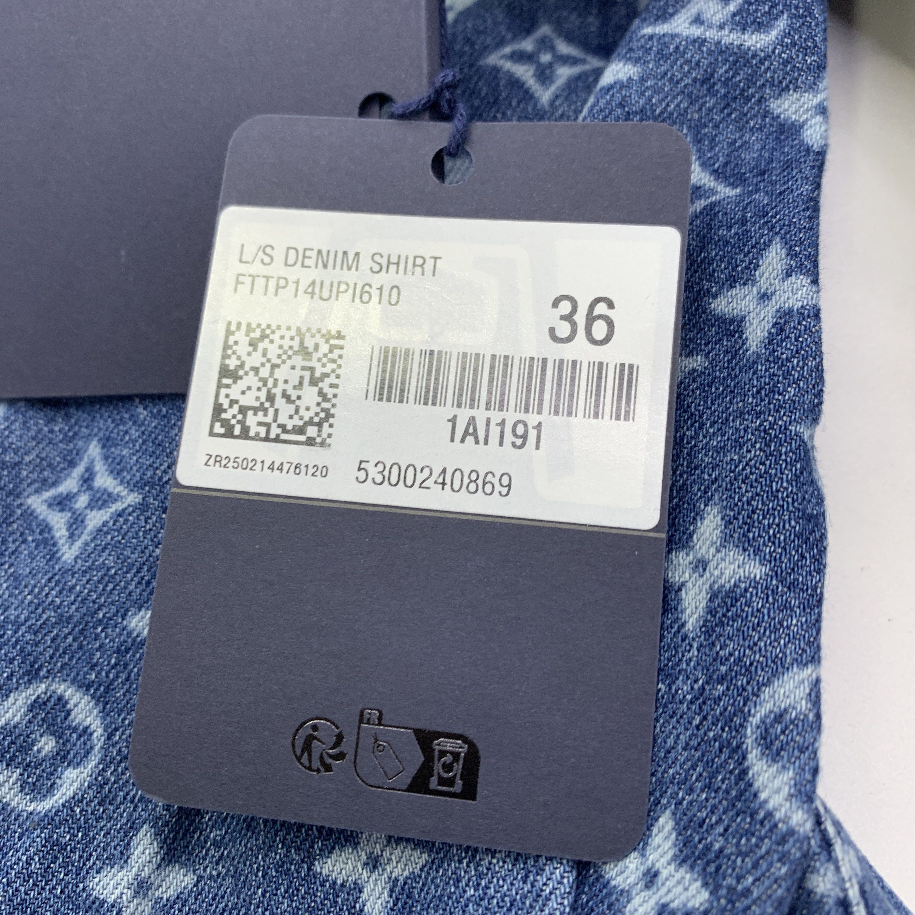 Louis Vuitton Louis Vuitton Monogram Denim Shirt 36 Size XS / US 0-2 / IT 36-38 - 4 Thumbnail