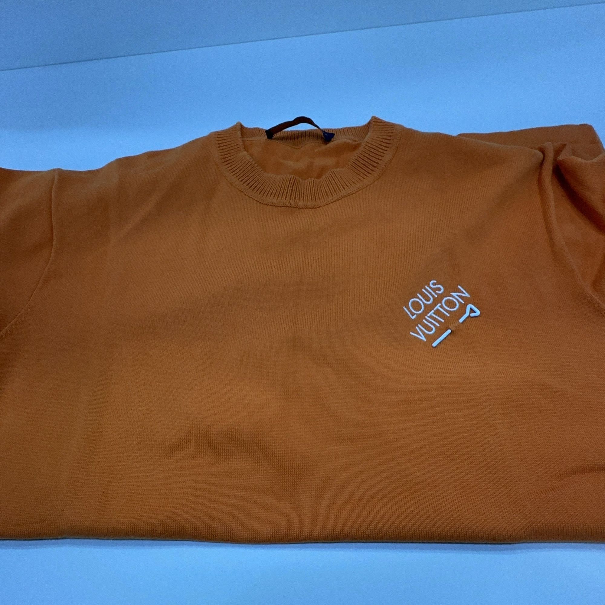 Louis Vuitton Louis Vuitton Logo Knit T-Shirt Size L Size US L / EU 52-54 / 3 - 5 Thumbnail