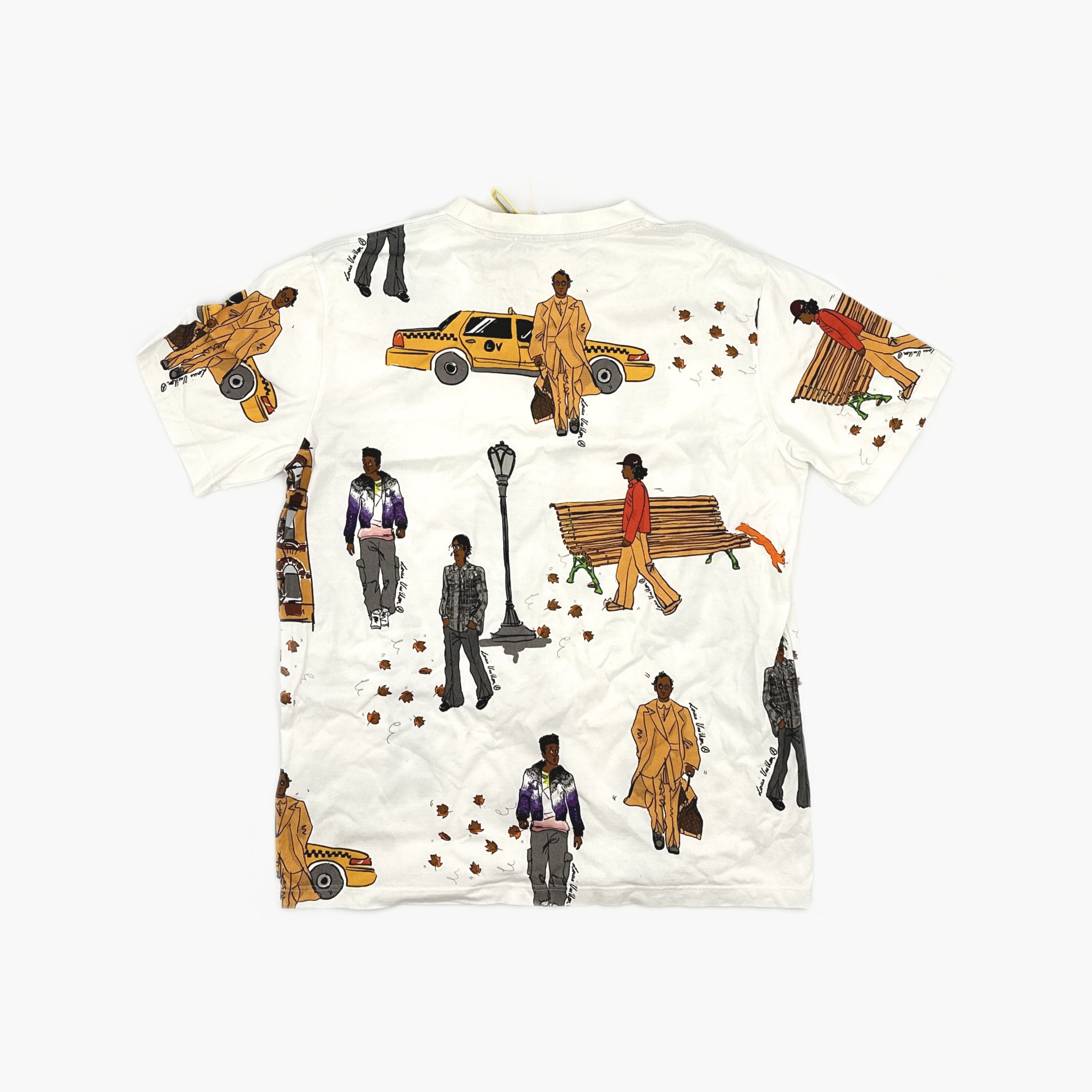 Louis Vuitton Louis Vuitton New Walkers Print T-Shirt L Size US L / EU 52-54 / 3 - 2 Thumbnail