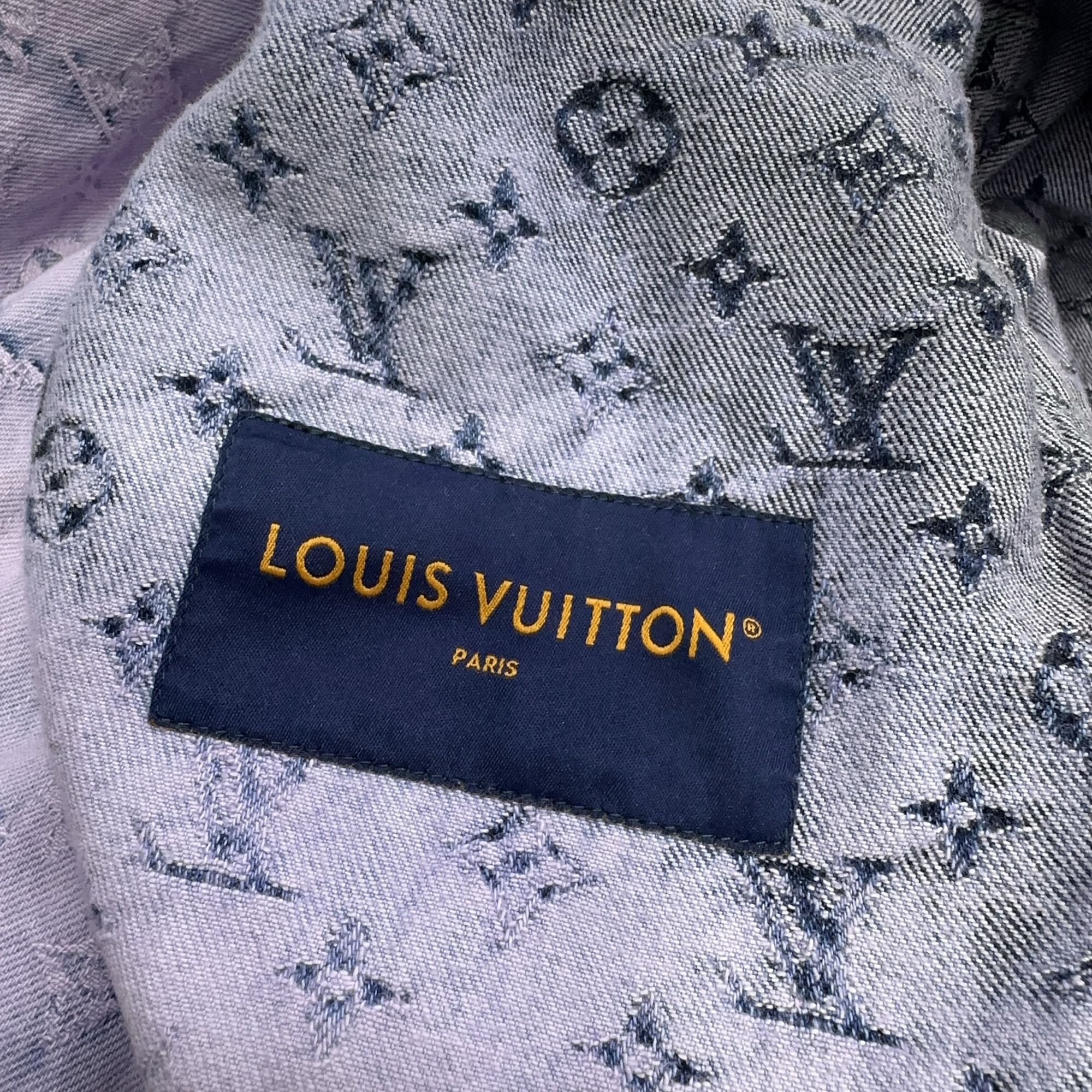 Louis Vuitton Louis Vuitton Monogram Jacquard Denim Jacket 50 Size US M / EU 48-50 / 2 - 3 Thumbnail