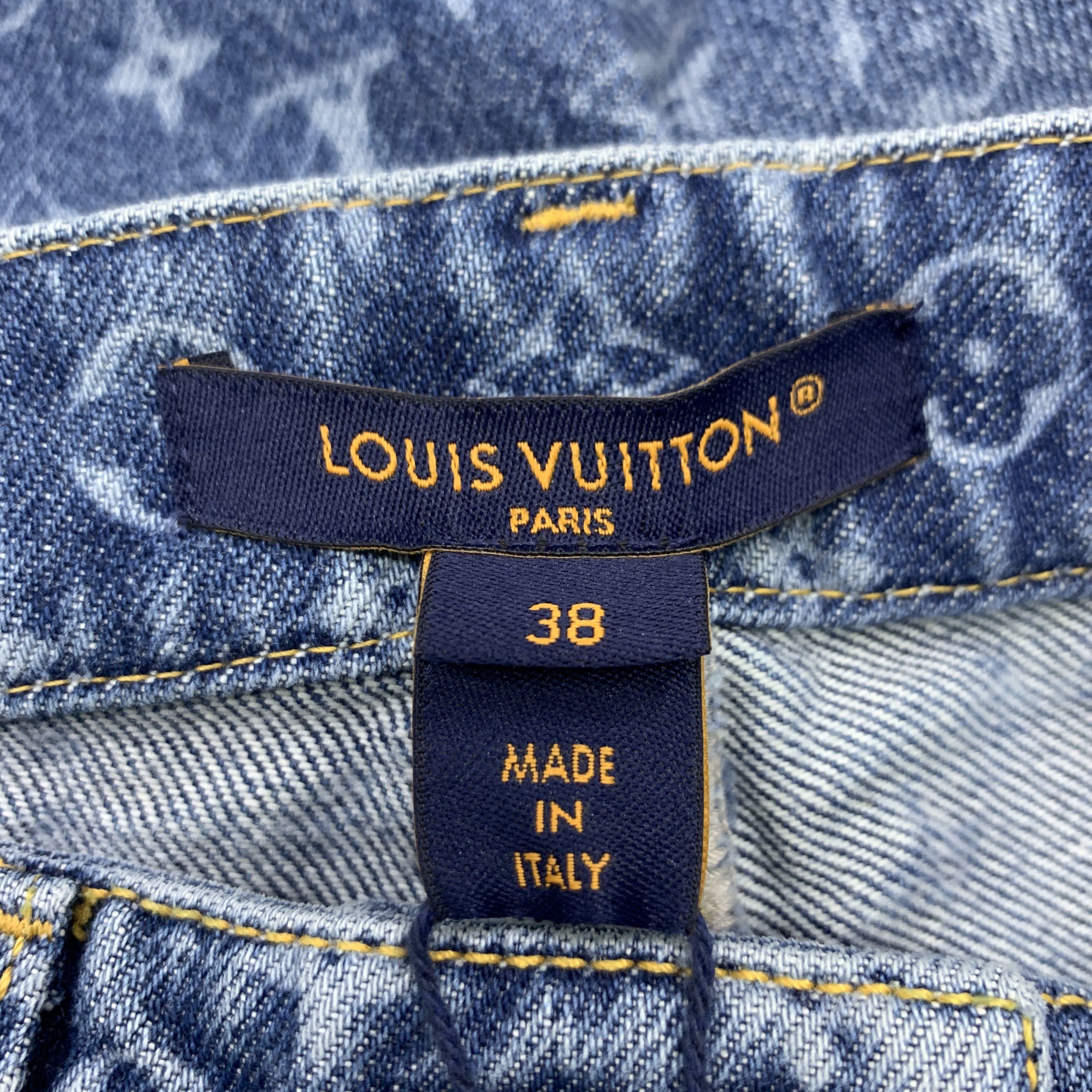Louis Vuitton Louis Vuitton Monogram Flared Jeans 38 Size 27" / US 4 / IT 40 - 2 Thumbnail