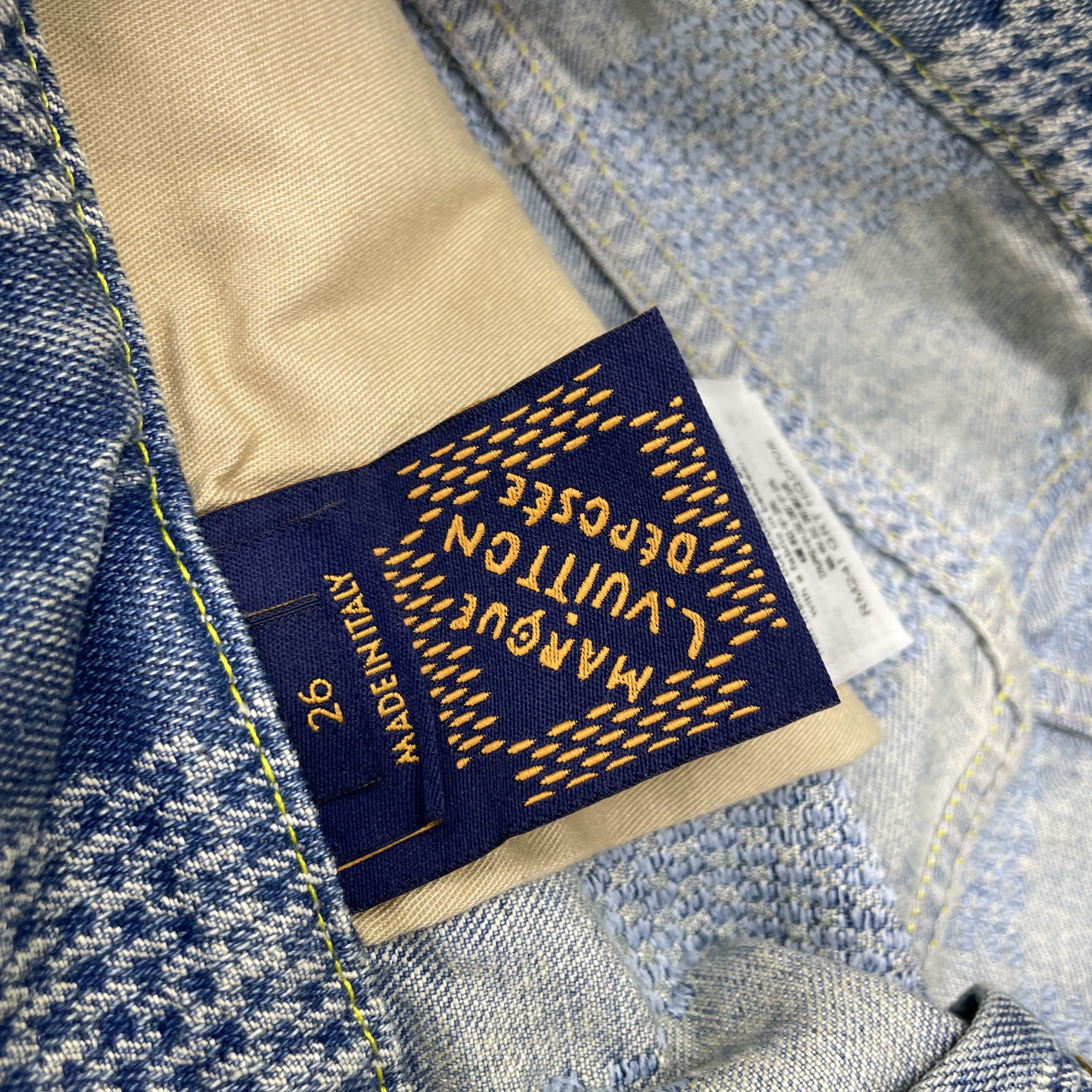 Louis Vuitton Louis Vuitton Damier Pattern Jeans 26 Size US 26 / EU 42 - 4 Thumbnail