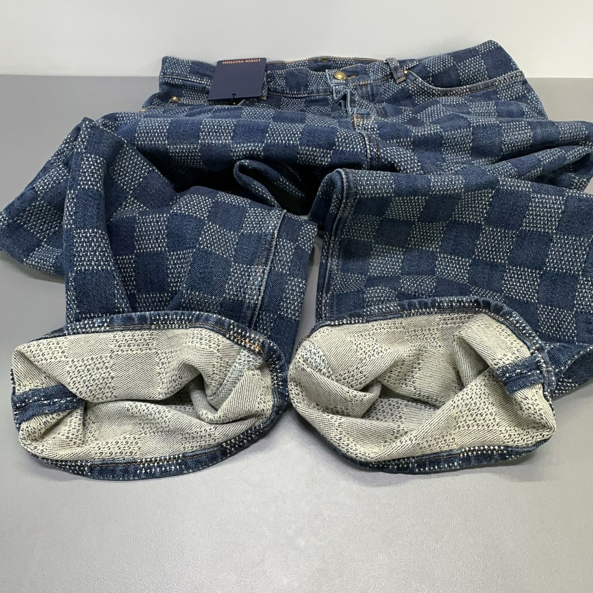 Louis Vuitton Louis Vuitton Damier Skateboard Denim Jeans 31 Size US 31 - 8 Thumbnail